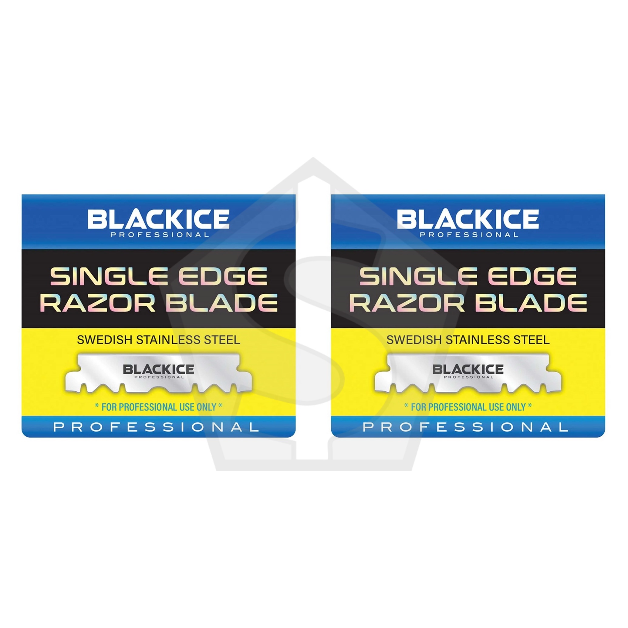 BLACKICE 100pcs Single Edge Razor Blade - Pack of 2