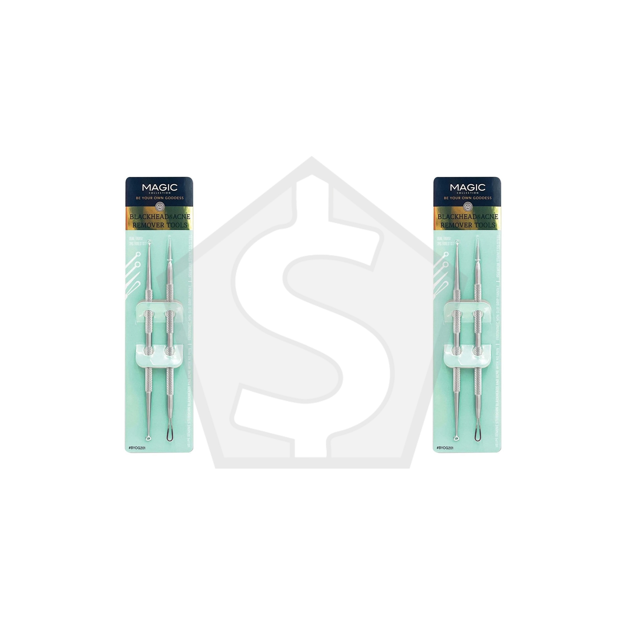Bundle of 2 - MAGIC COLLECTION Blackhead & Acne Remover Tools
