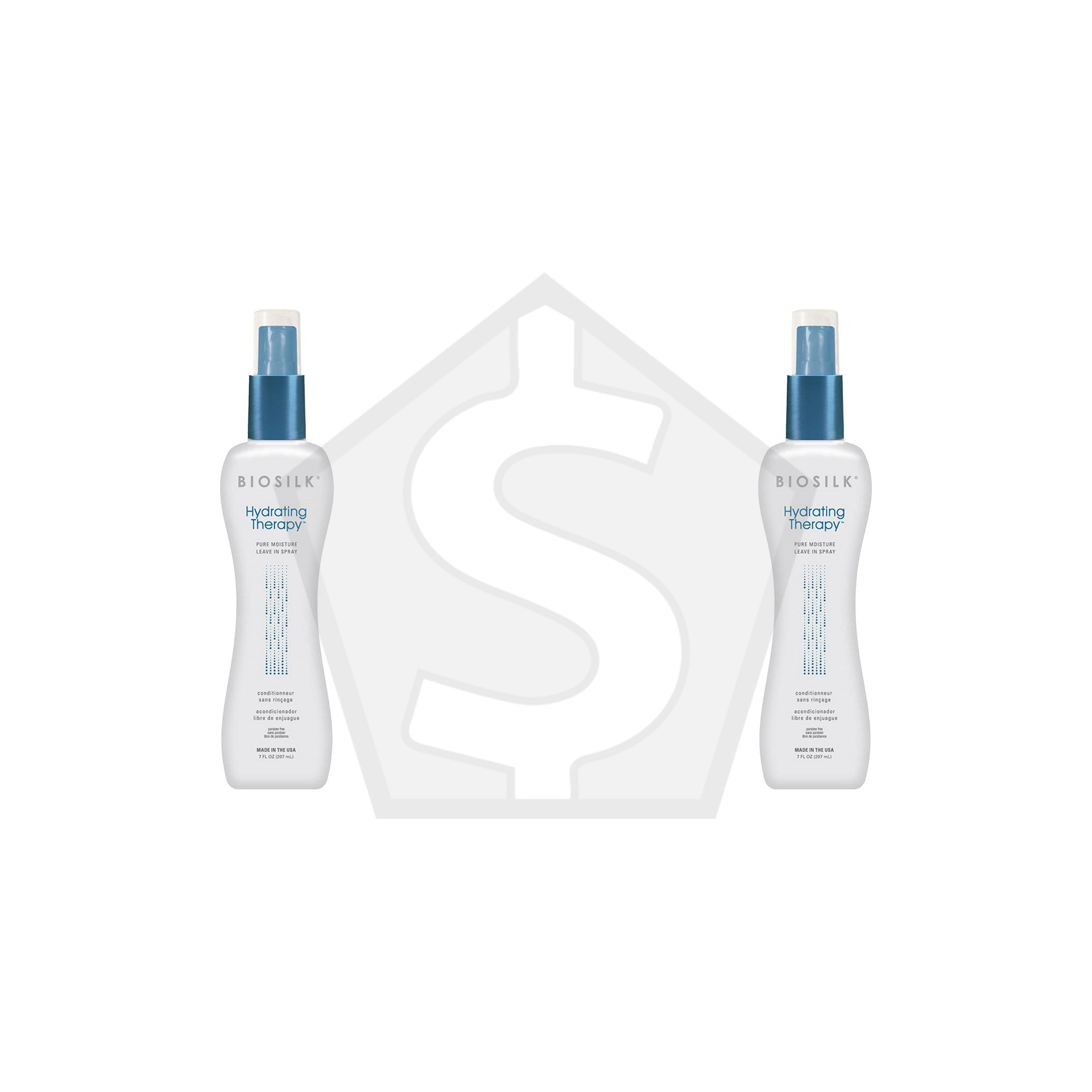 BIOSILK Hydrating Therapy Pure Moisture Leave In Spray (7oz) - Pack of 2