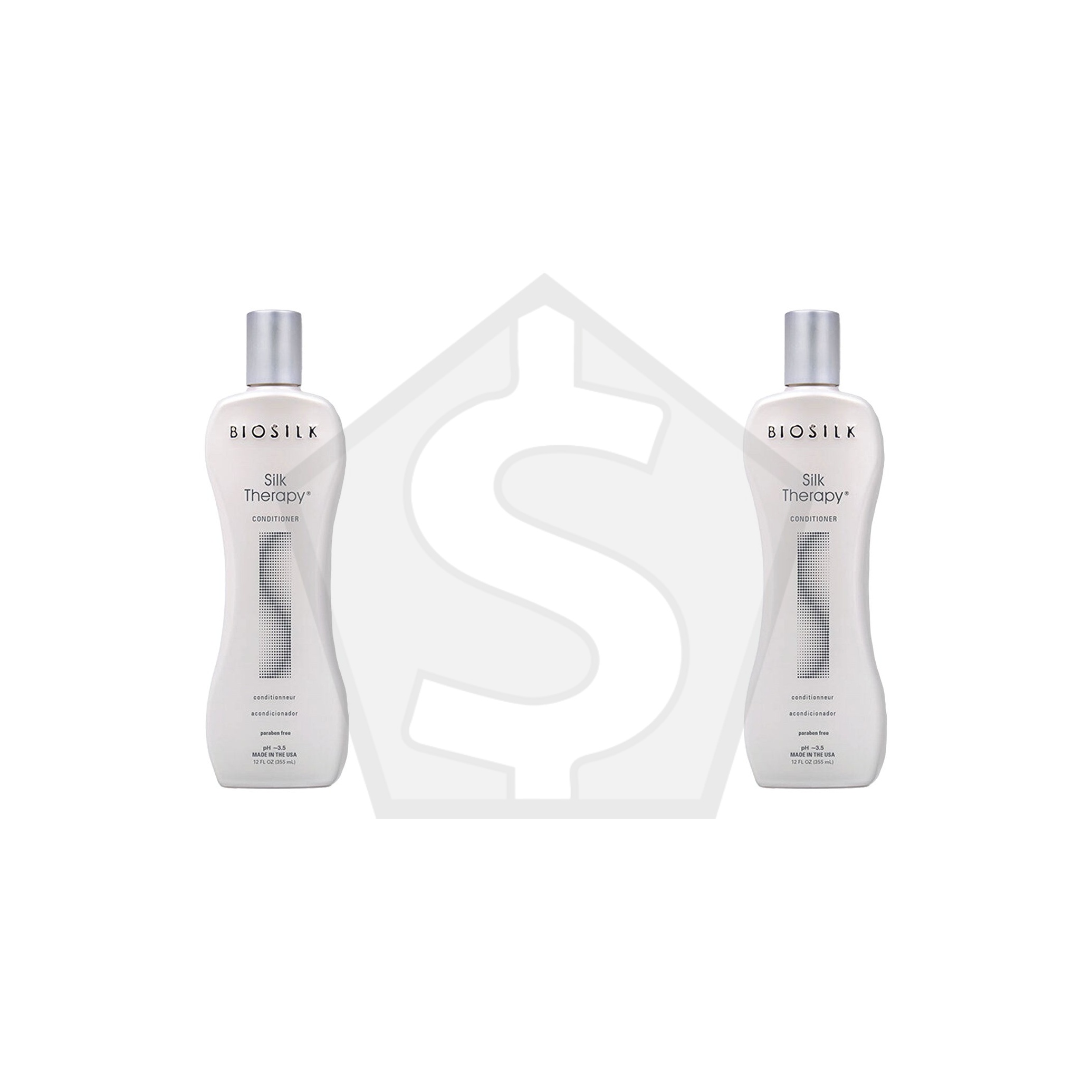 BIOSILK Silk Therapy Conditioner (12oz) - Pack of 2