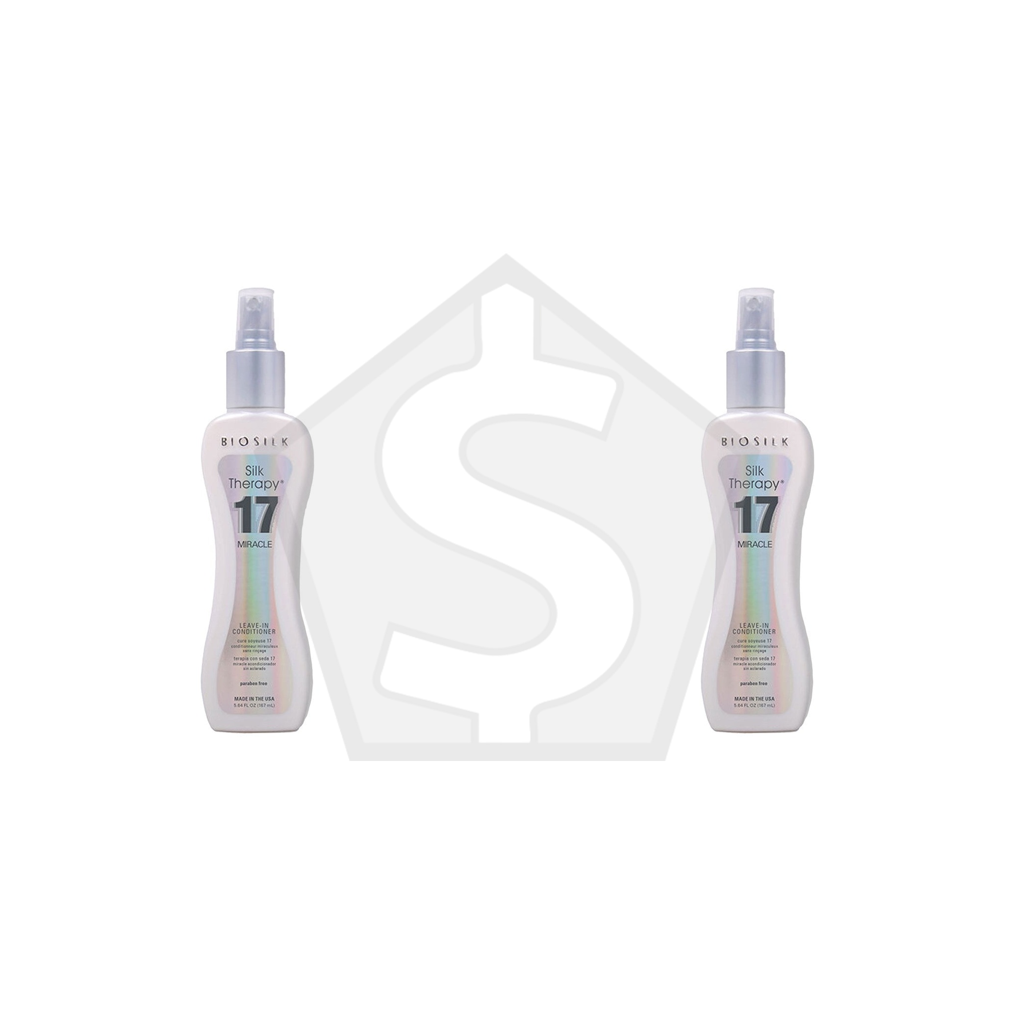 BIOSILK Silk Therapy Miracle 17 Leave In Conditioner (5.64oz) - Pack of 2