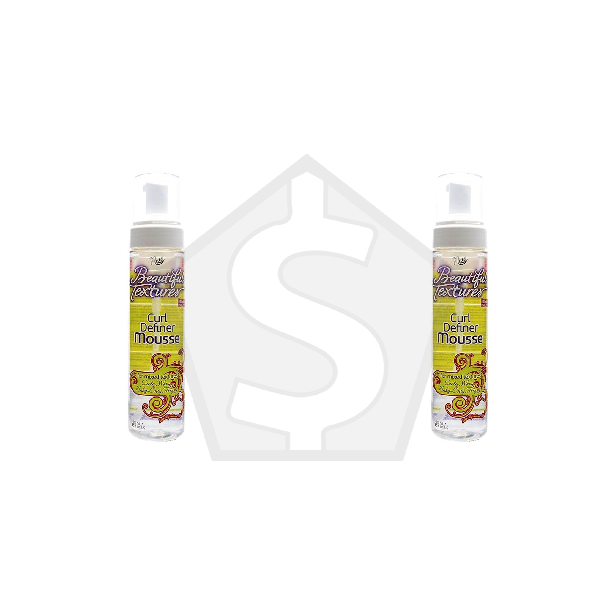 BEAUTIFUL TEXTURES Curl Definer Mousse (8.5oz) - Pack of 2