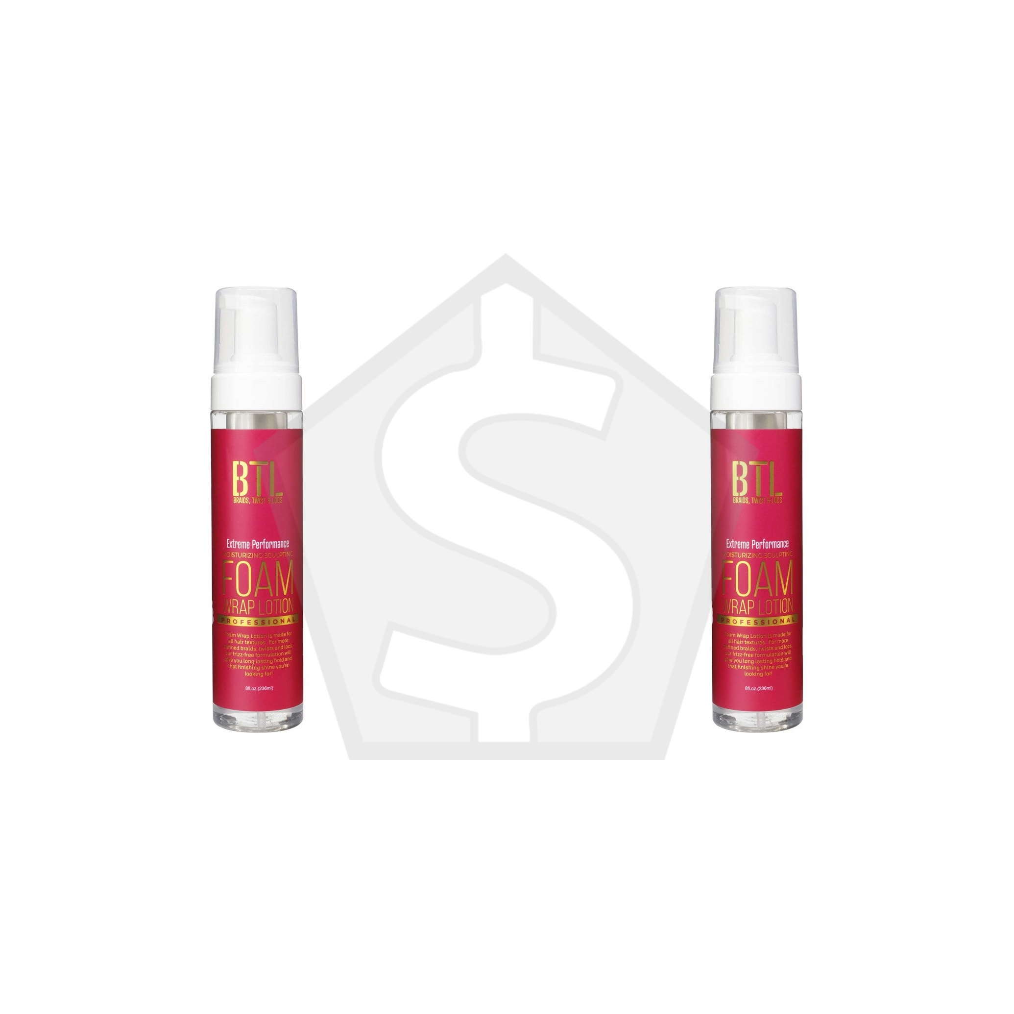 Bundle of 2 - BTL Extreme Moisturizing Sculpting Foam Wrap Lotion (8oz)