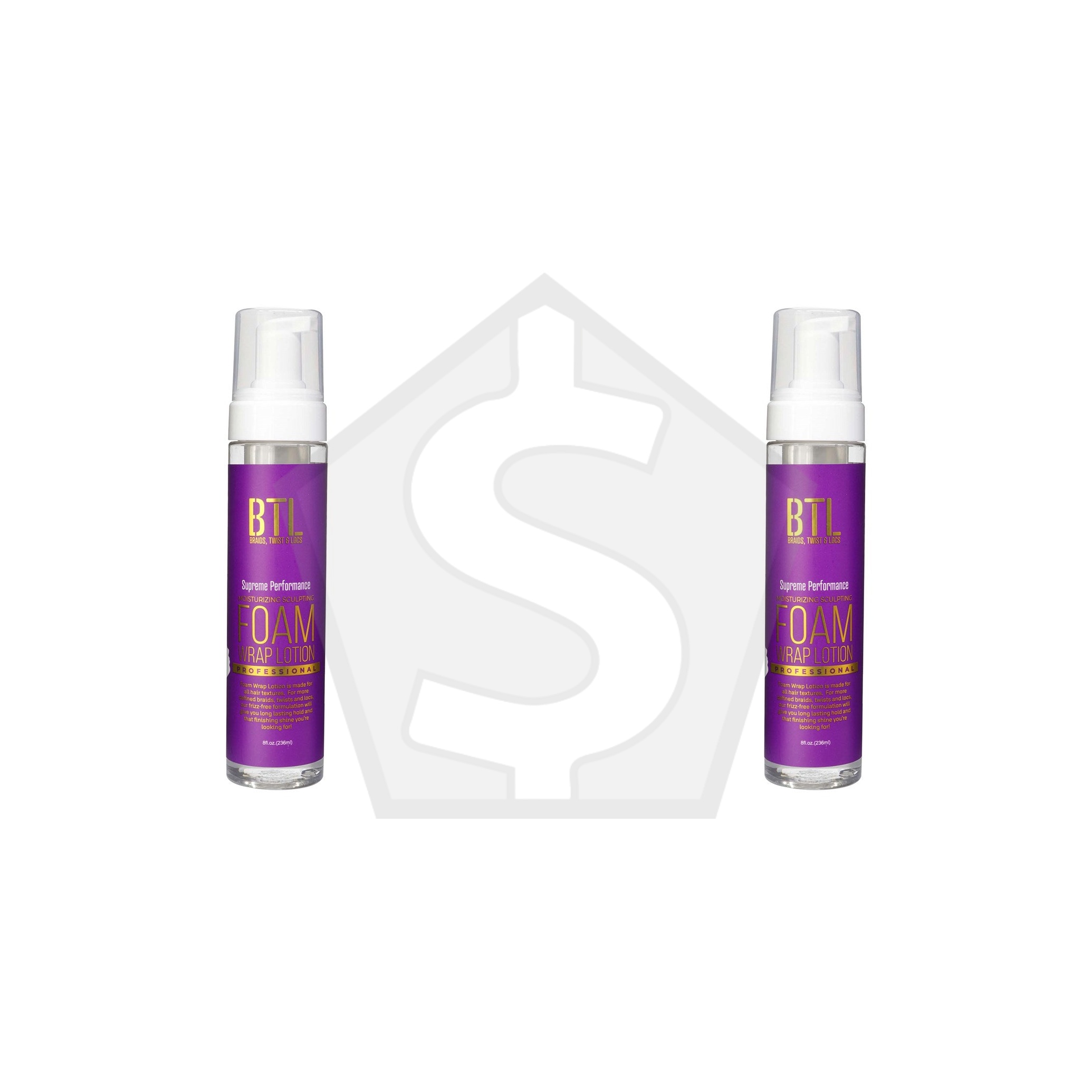 BTL Supreme Moisturizing Sculpting Foam Wrap Lotion (8oz) - Pack of 2