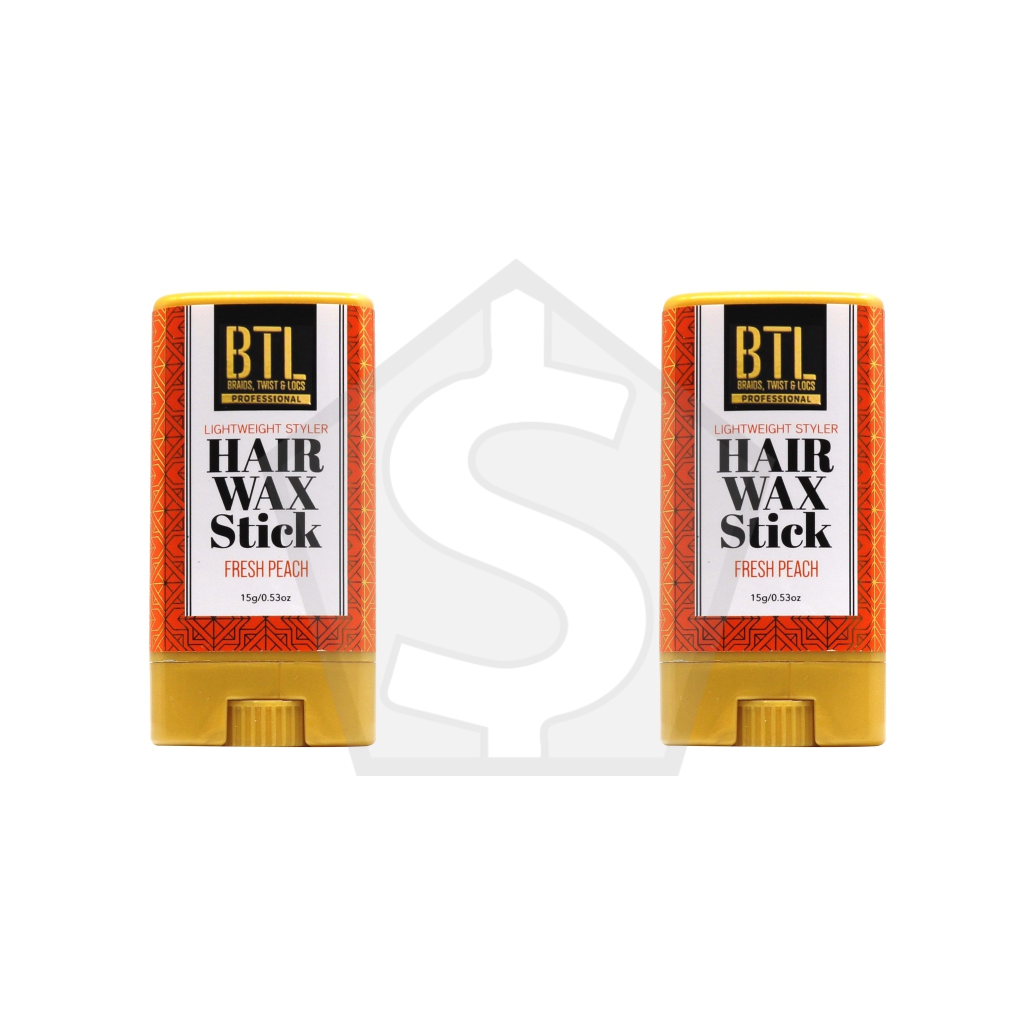 Bundle of 2 - BTL Hair Wax Stick (0.53oz) - Fresh Peach