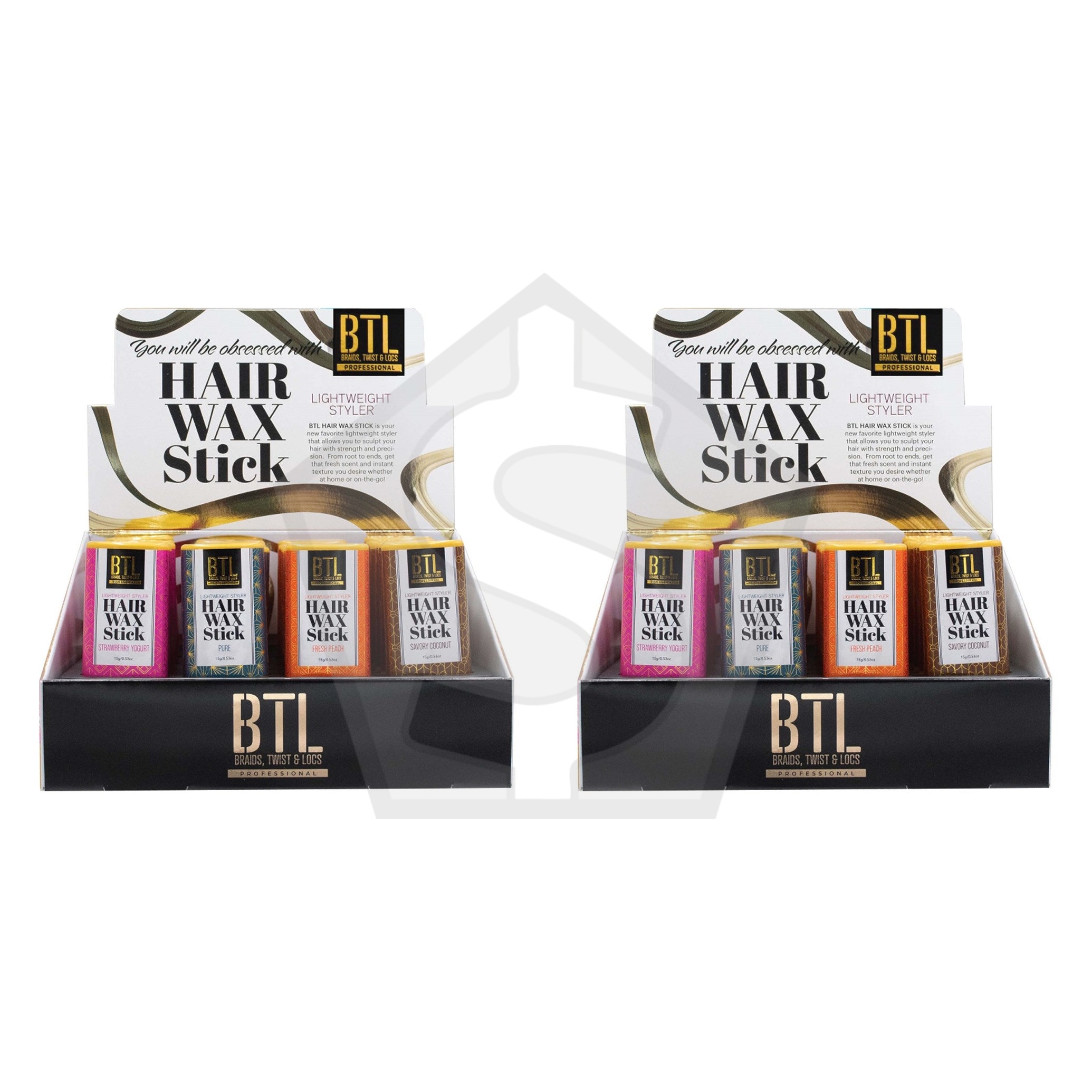 BTL Hair Wax Stick Display (0.53oz, 24pcs) - Pack of 2