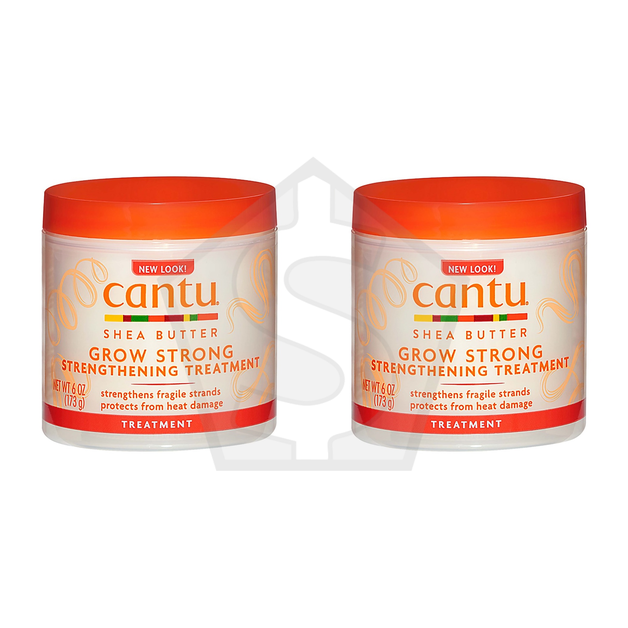 CANTU Shea Butter Grow Strong Straightening Treatment (6oz) - Pack of 2