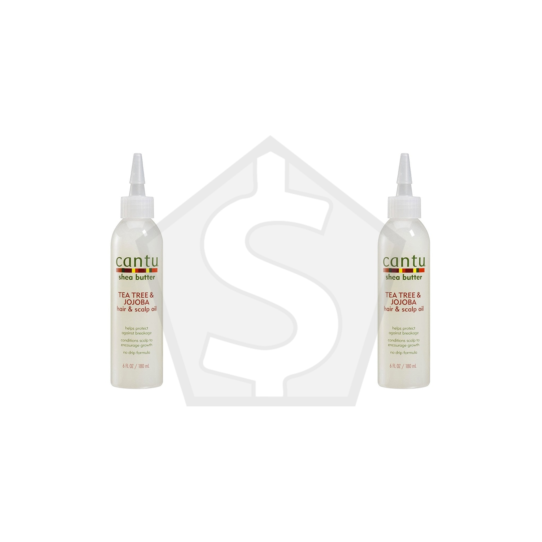 CANTU Shea Butter Tea Tree & Jojoba Hair & Scalp Oil (6oz) - Pack of 2