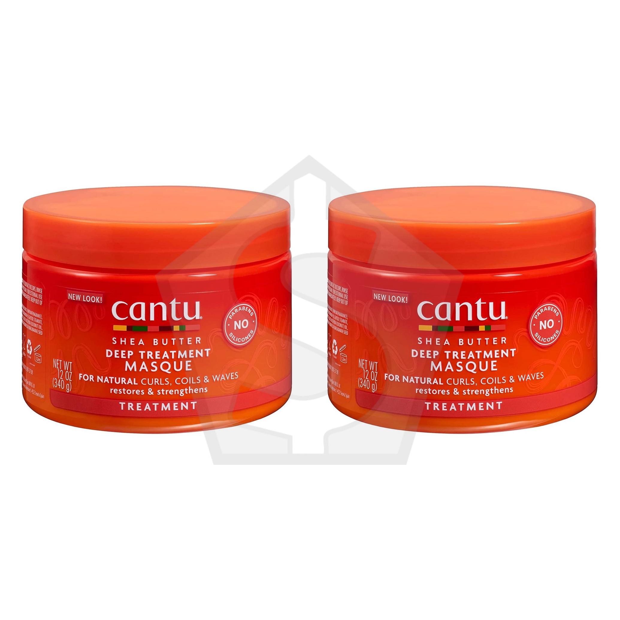 CANTU Shea Butter Deep Treatment Masque (12oz) - Pack of 2