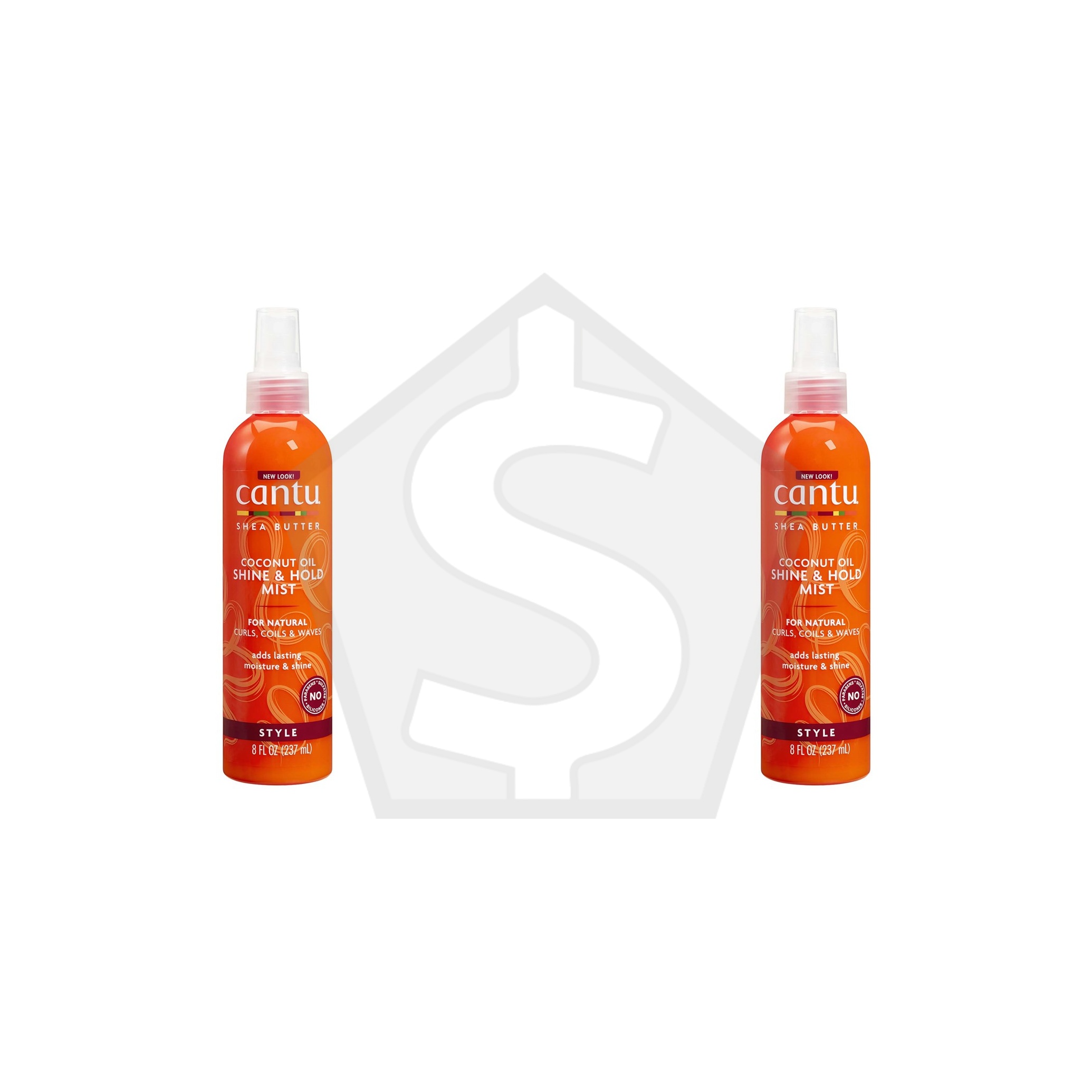 CANTU Shea Butter Coconut Oil Shine & Hold Mist (8.4oz) - Pack of 2