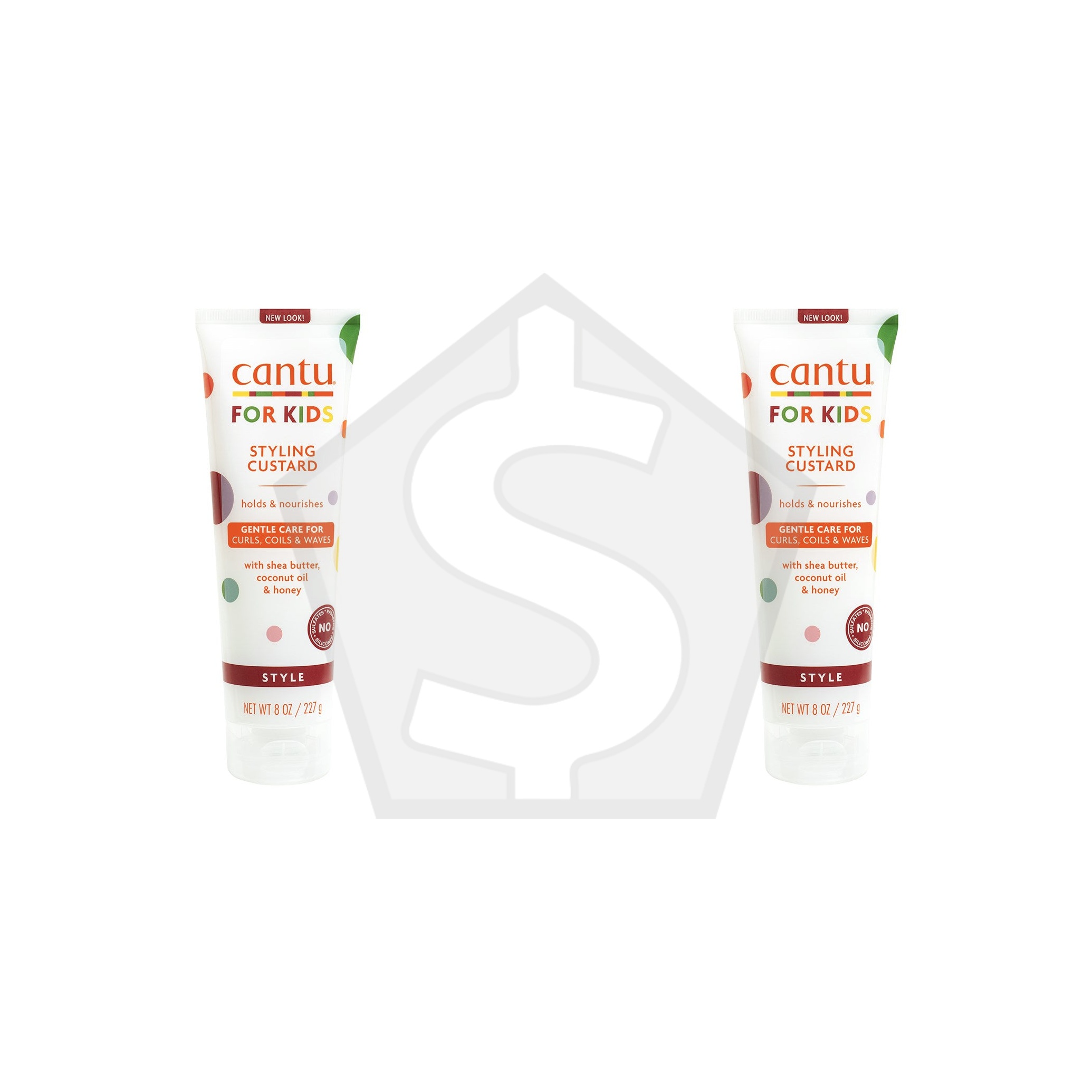 CANTU Kids Styling Custard Tube (8oz) - Pack of 2
