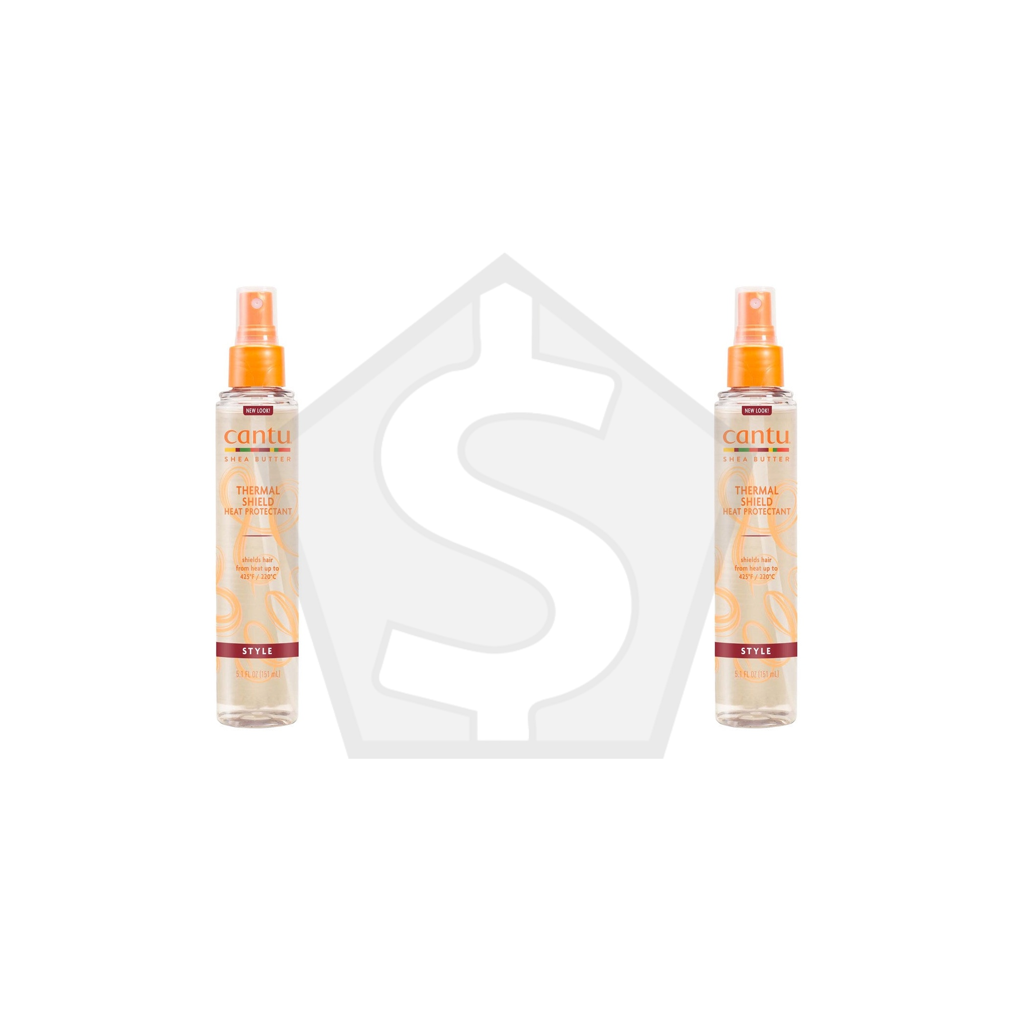 CANTU Shea Butter Thermal Shield Heat Protectant (5.1oz) - Pack of 2