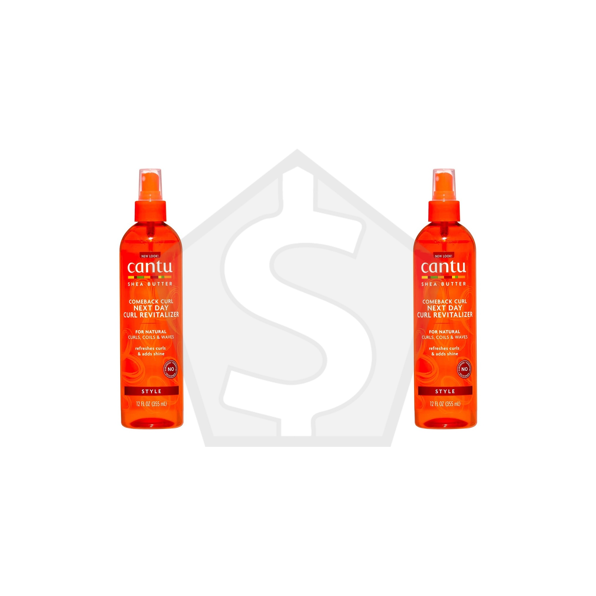 CANTU Shea Butter Comeback Curl Next Day Curl Revitalizer (12oz) - Pack of 2