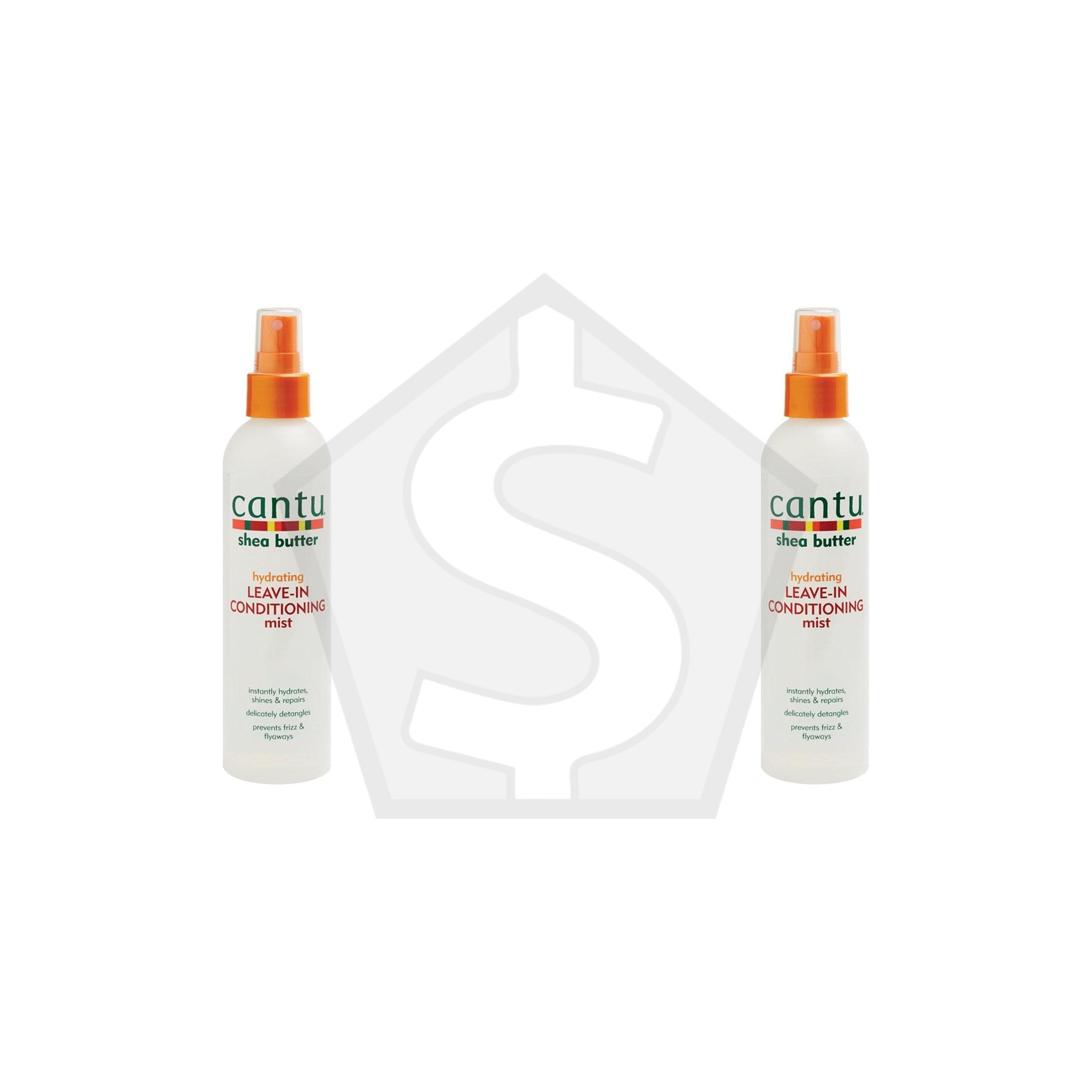 CANTU Shea Butter Hydrating Leave-In Conditioning Mist (8oz) - Pack of 2