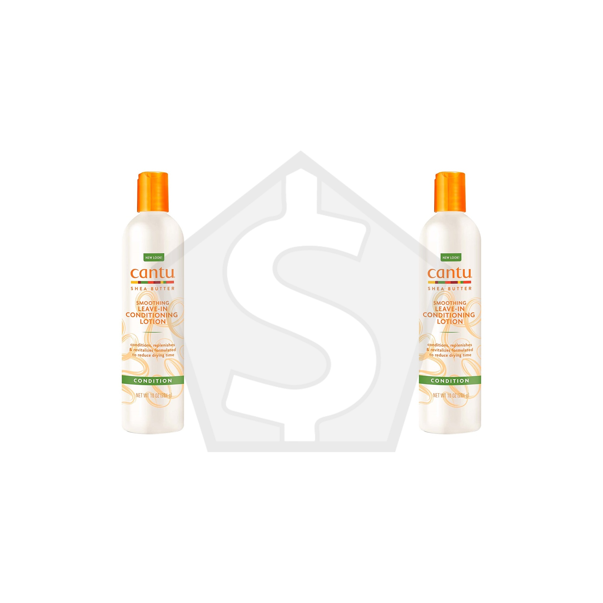 CANTU Shea Butter Smoothing Leave-In Conditioning Lotion (10oz) - Pack of 2