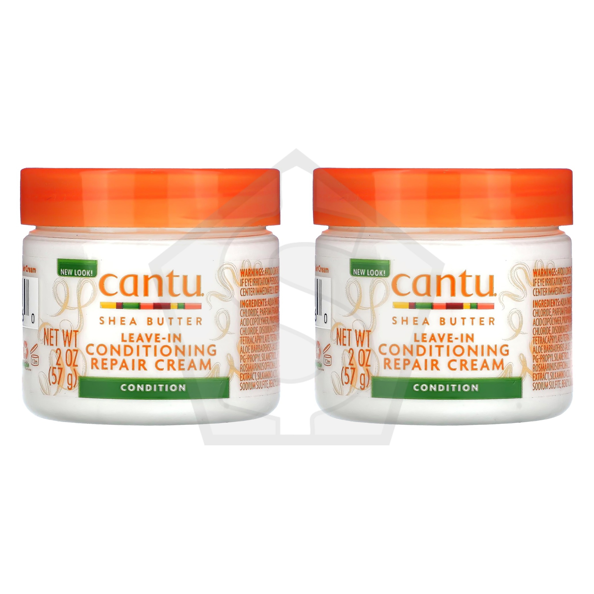 CANTU Shea Butter Leave-In Conditioning Repair Cream - 2oz - Pack of 2