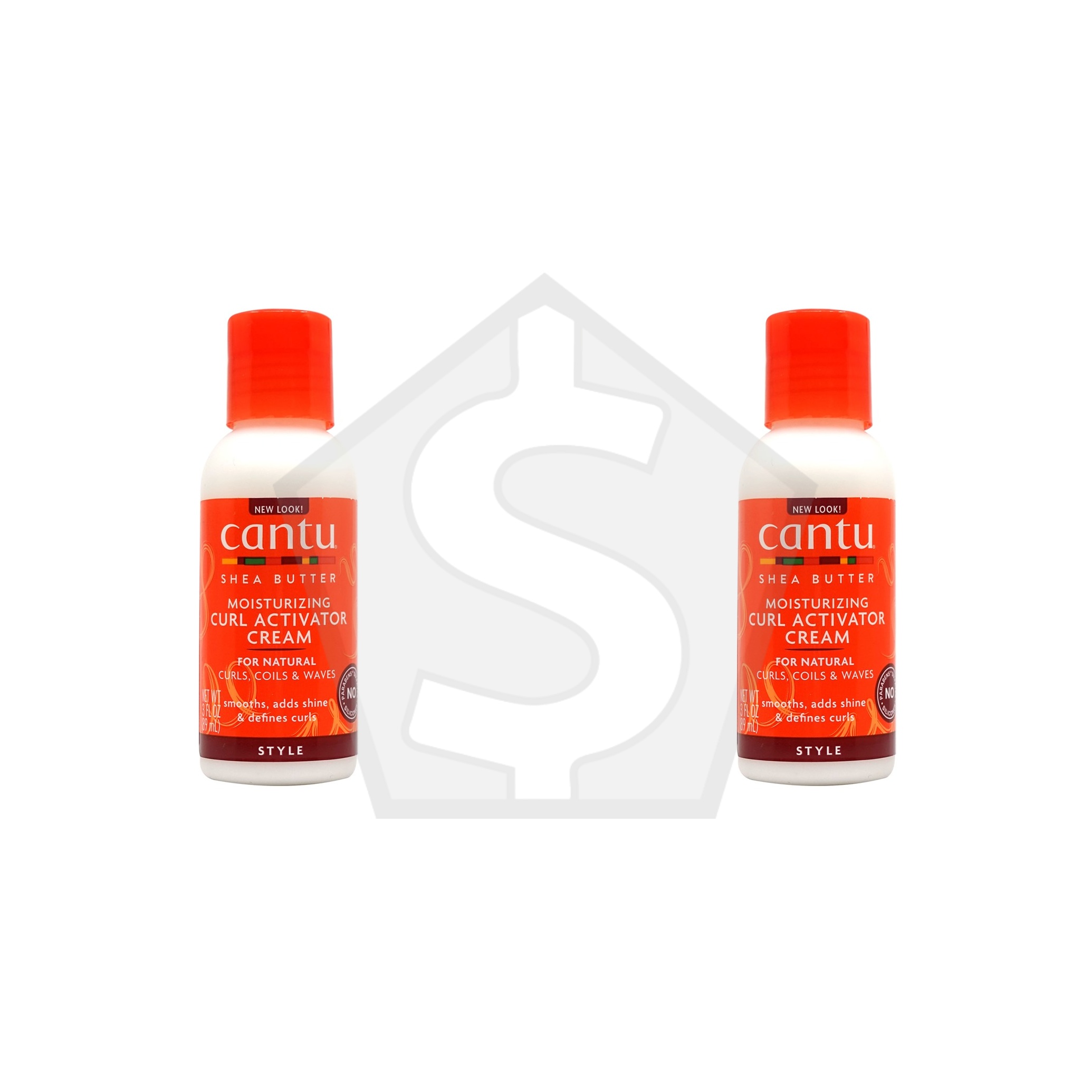 CANTU Shea Butter Moisturizing Curl Activator Cream (3oz) - Pack of 2