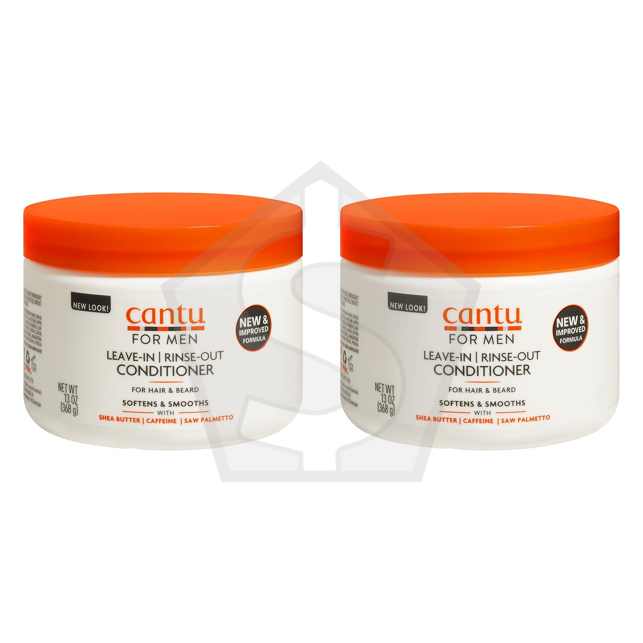 CANTU Mens Leave In & Rinse Out Conditioner (13oz) - Pack of 2