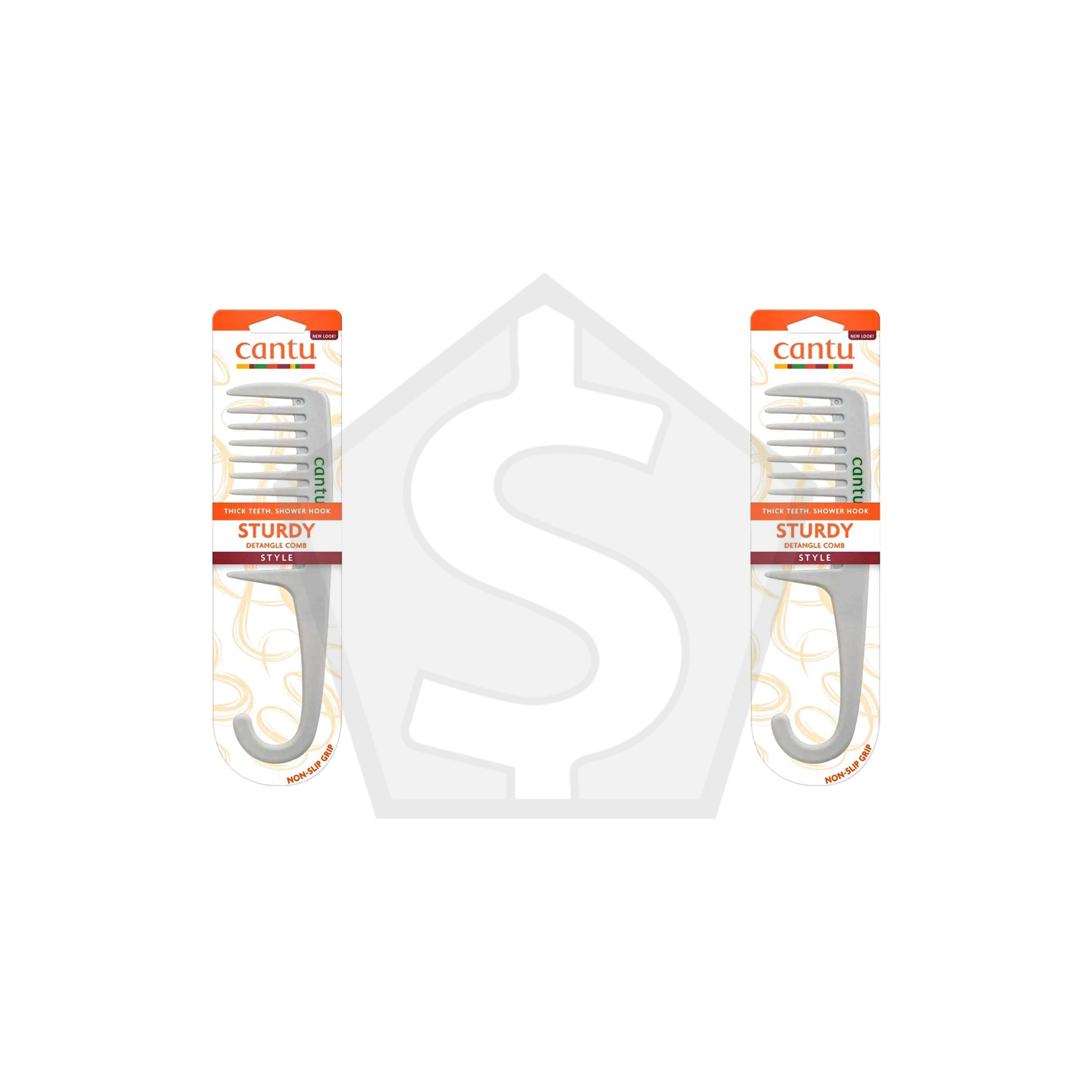 CANTU Sturdy Detangle Comb - Pack of 2