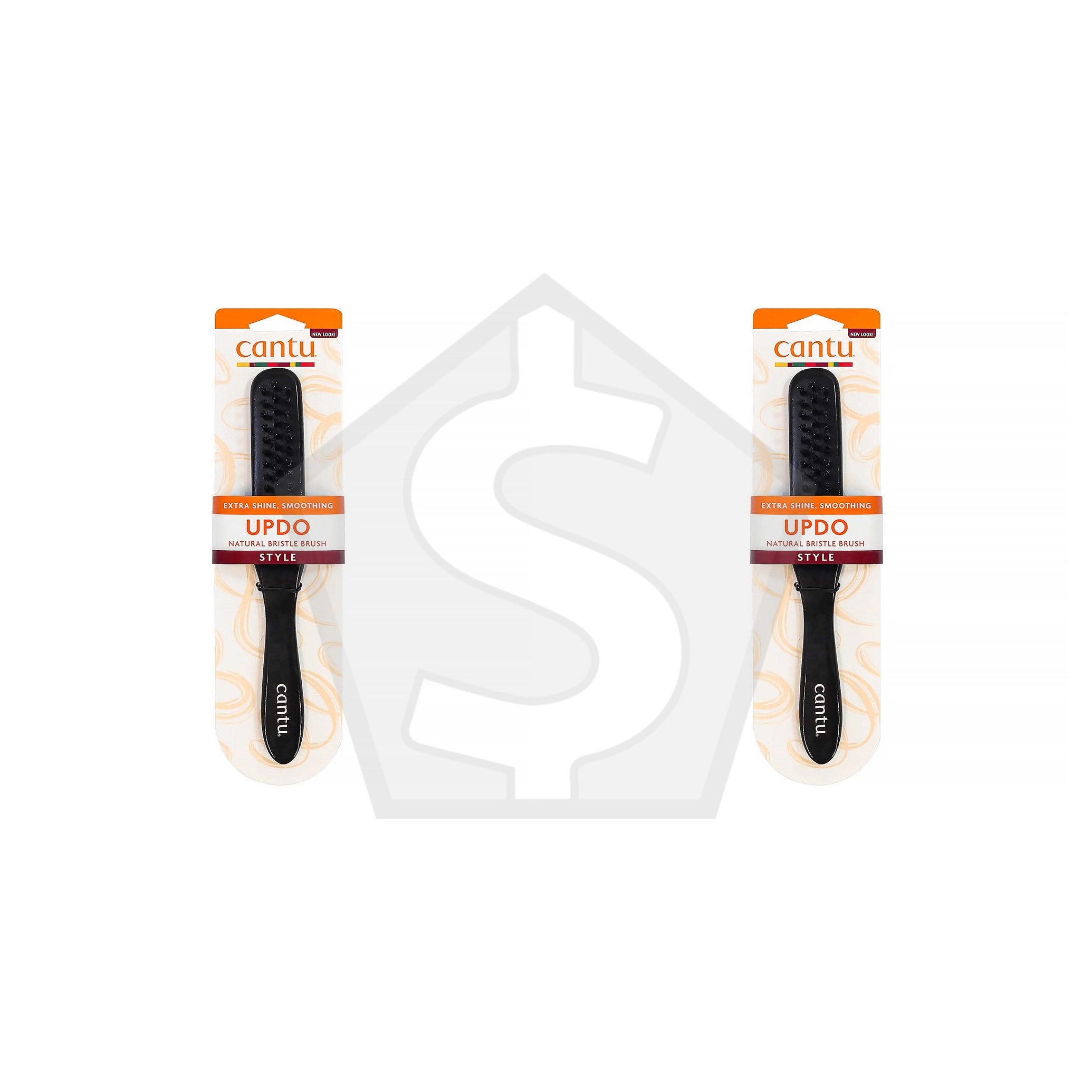 CANTU UPDO Natural Bristle Brush - Pack of 2