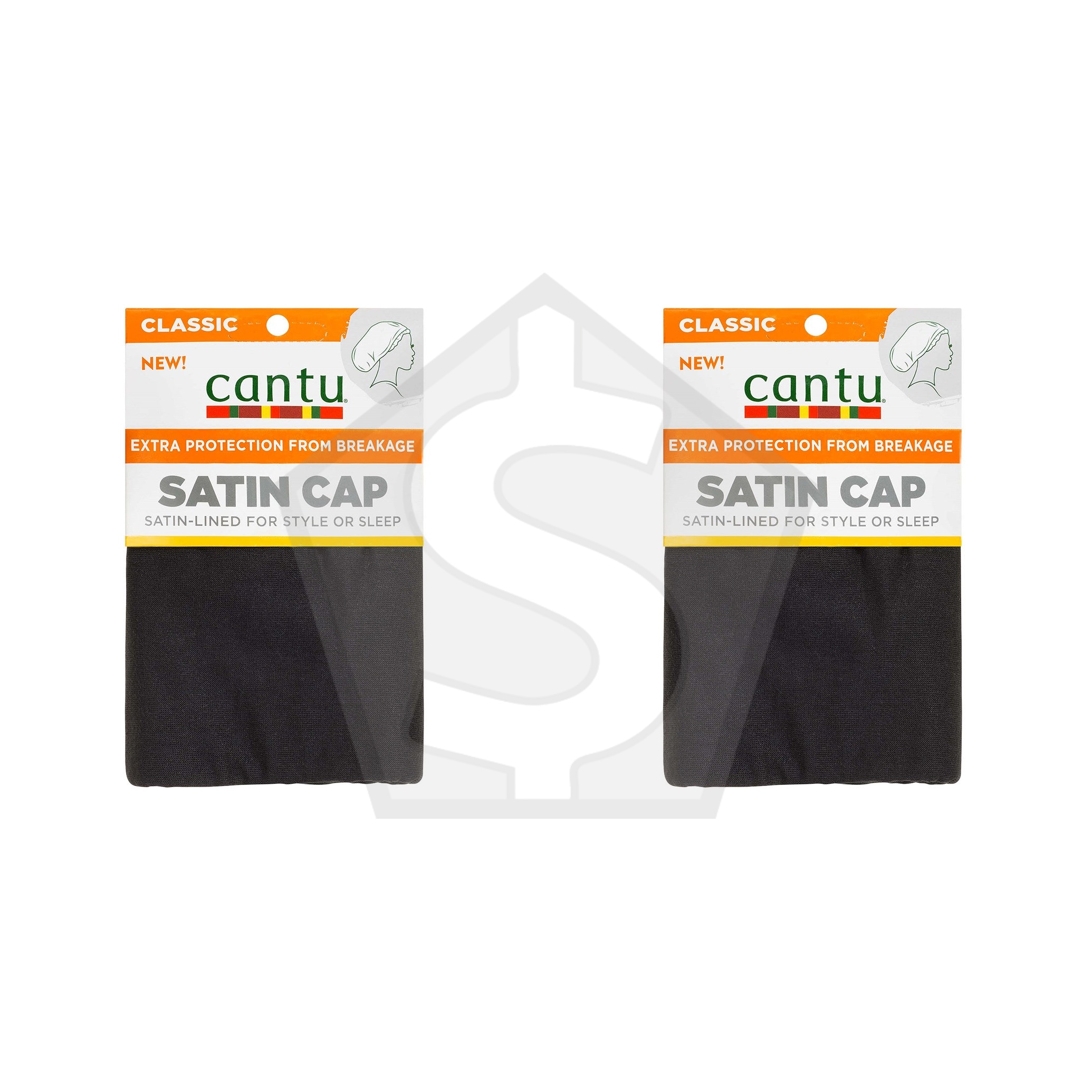 CANTU Satin Cap for Style & Sleep - Pack of 2