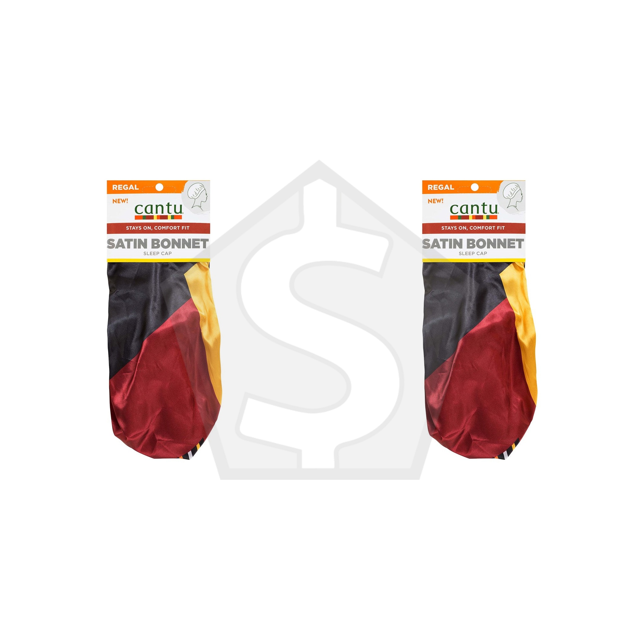 CANTU Satin Bonnet Sleep Cap - Pack of 2