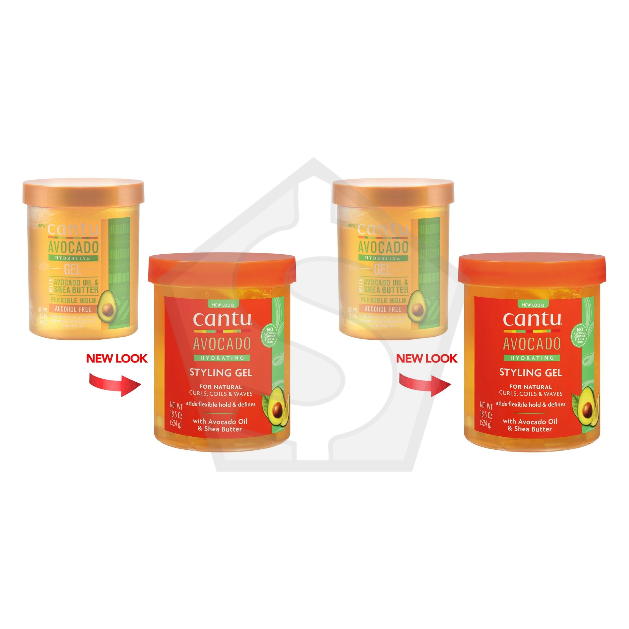 Bundle of 2 - CANTU Avocado Hydrating Gel (18.5oz)