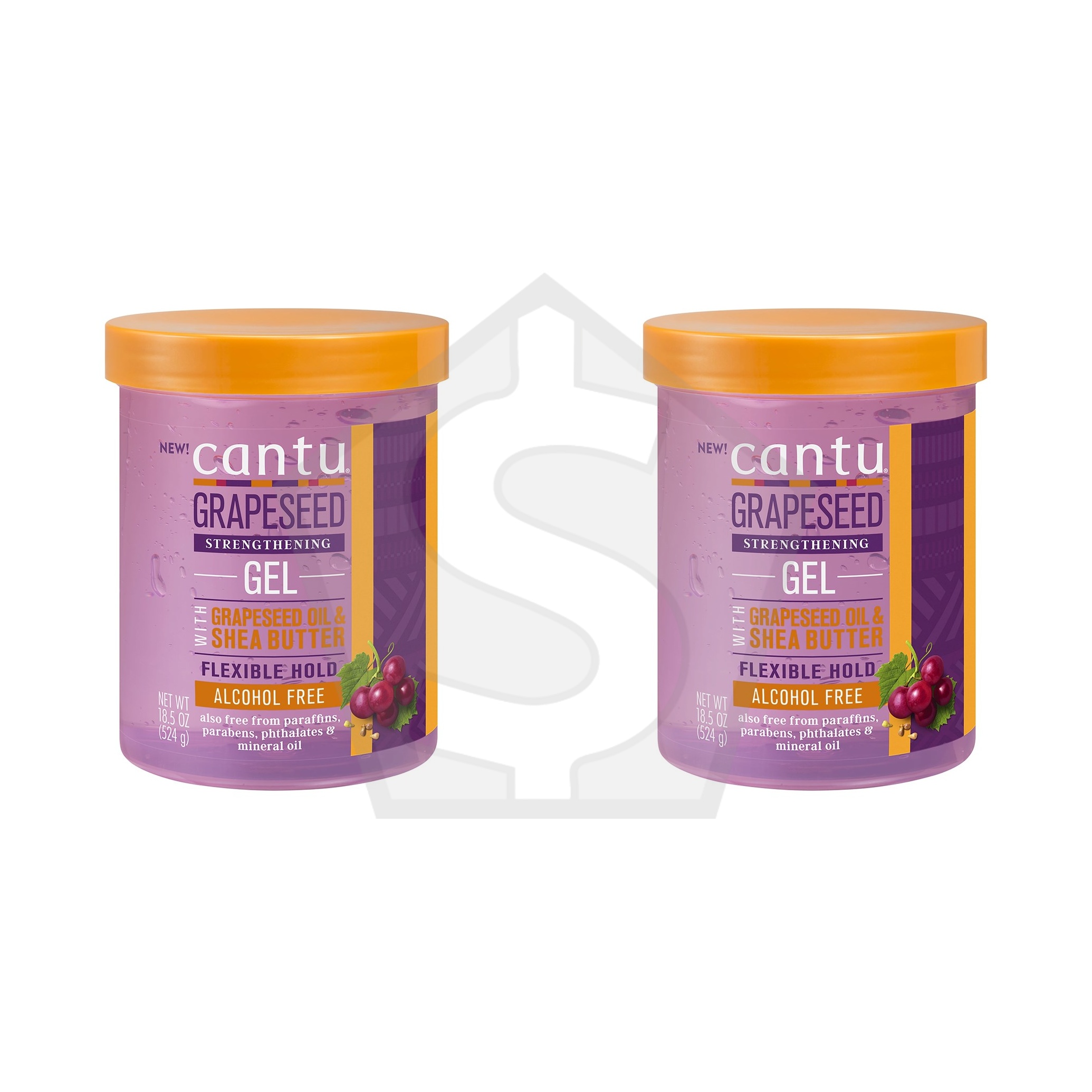 Bundle of 2 - CANTU Grapeseed Strengthening Styling Gel (18.5oz)