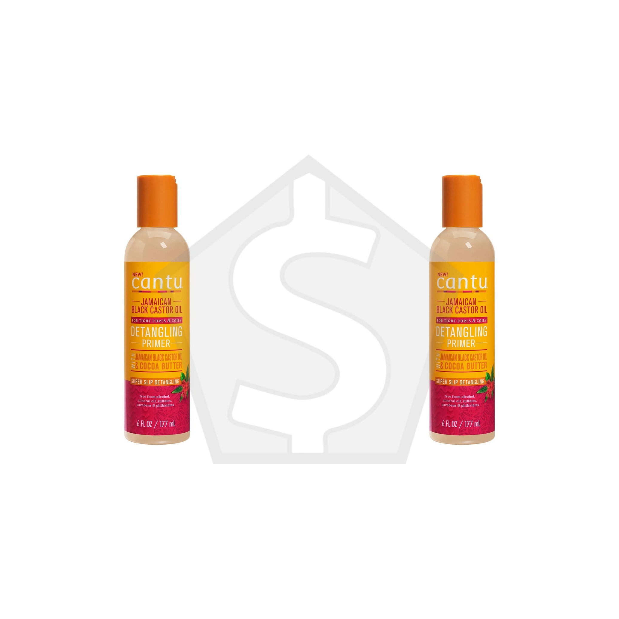 Bundle of 2 - CANTU Jamaican Black Castor Oil Detangling Primer (6oz)