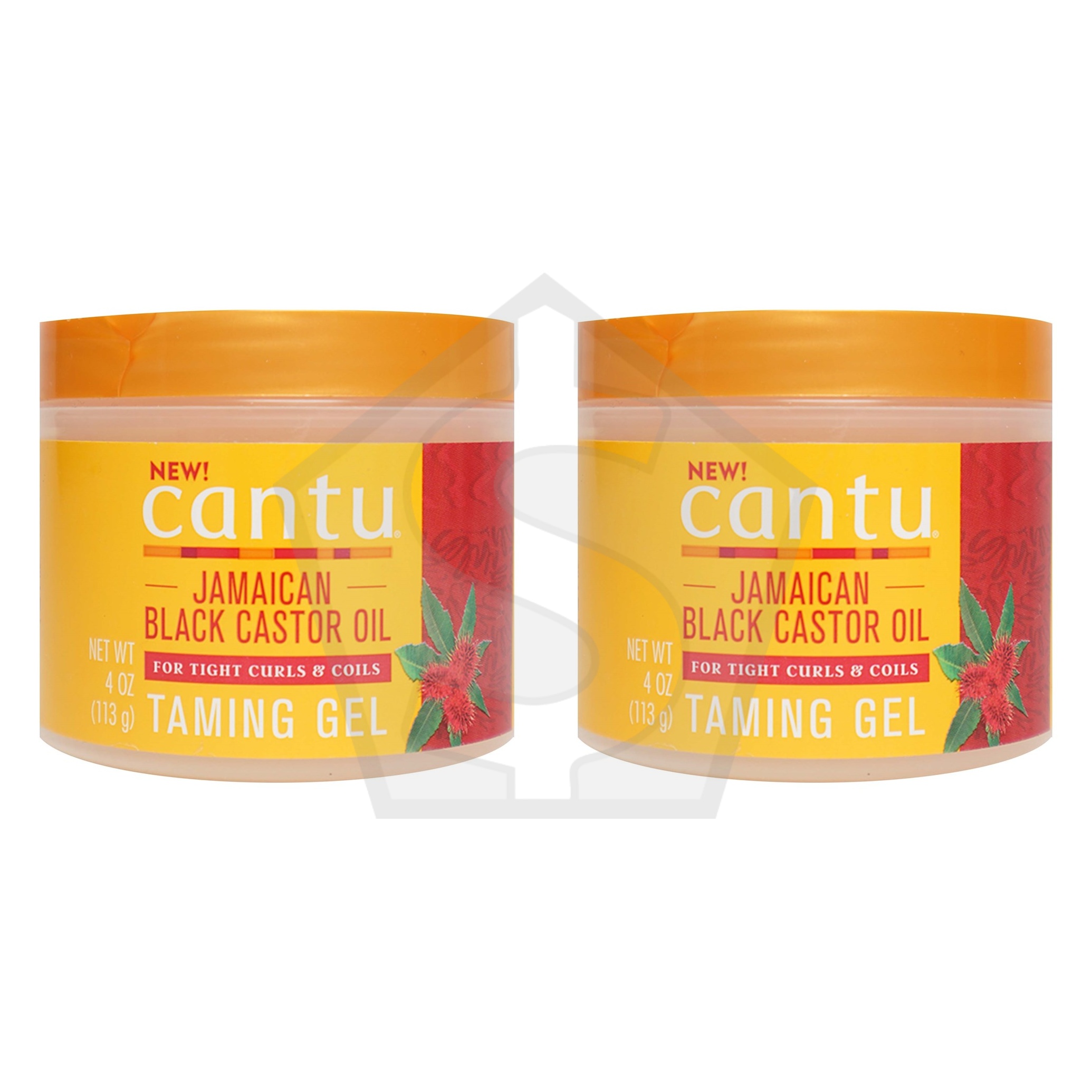 Bundle of 2 - CANTU Jamaican Black Castor Oil Taming Gel (4oz)
