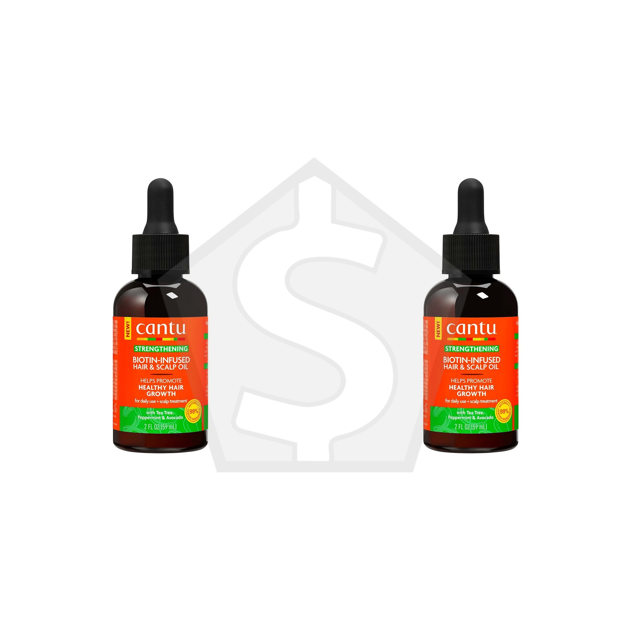 Bundle of 2 - Cantu Biotin Infused Hair & Scalp Strengthening Oil (2oz)