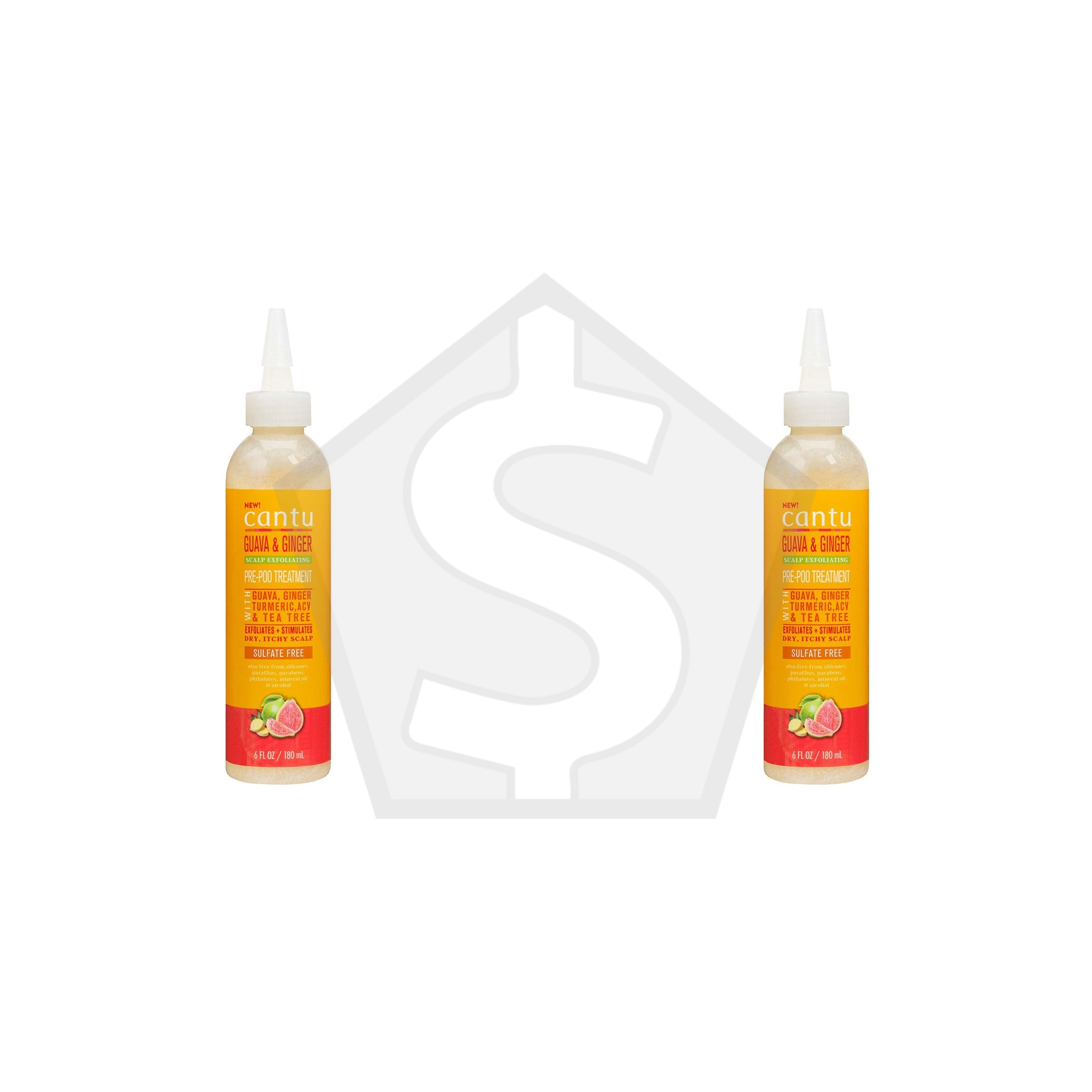 Bundle of 2 - CANTU Guava & Ginger Scalp Exfoliating Pre-Poo Treatment (6oz)