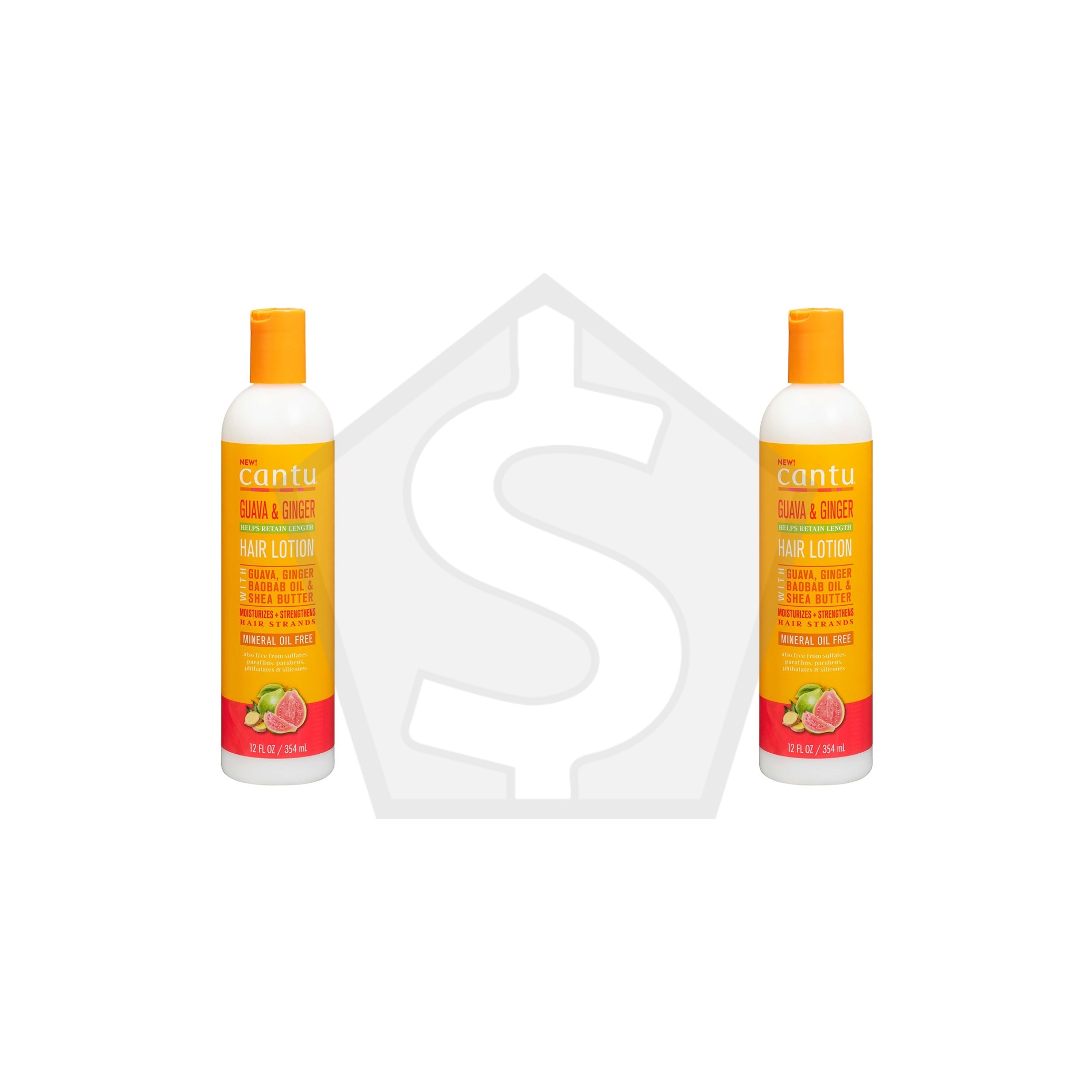 Bundle of 2 - CANTU Guava & Ginger Hair Lotion (12oz)