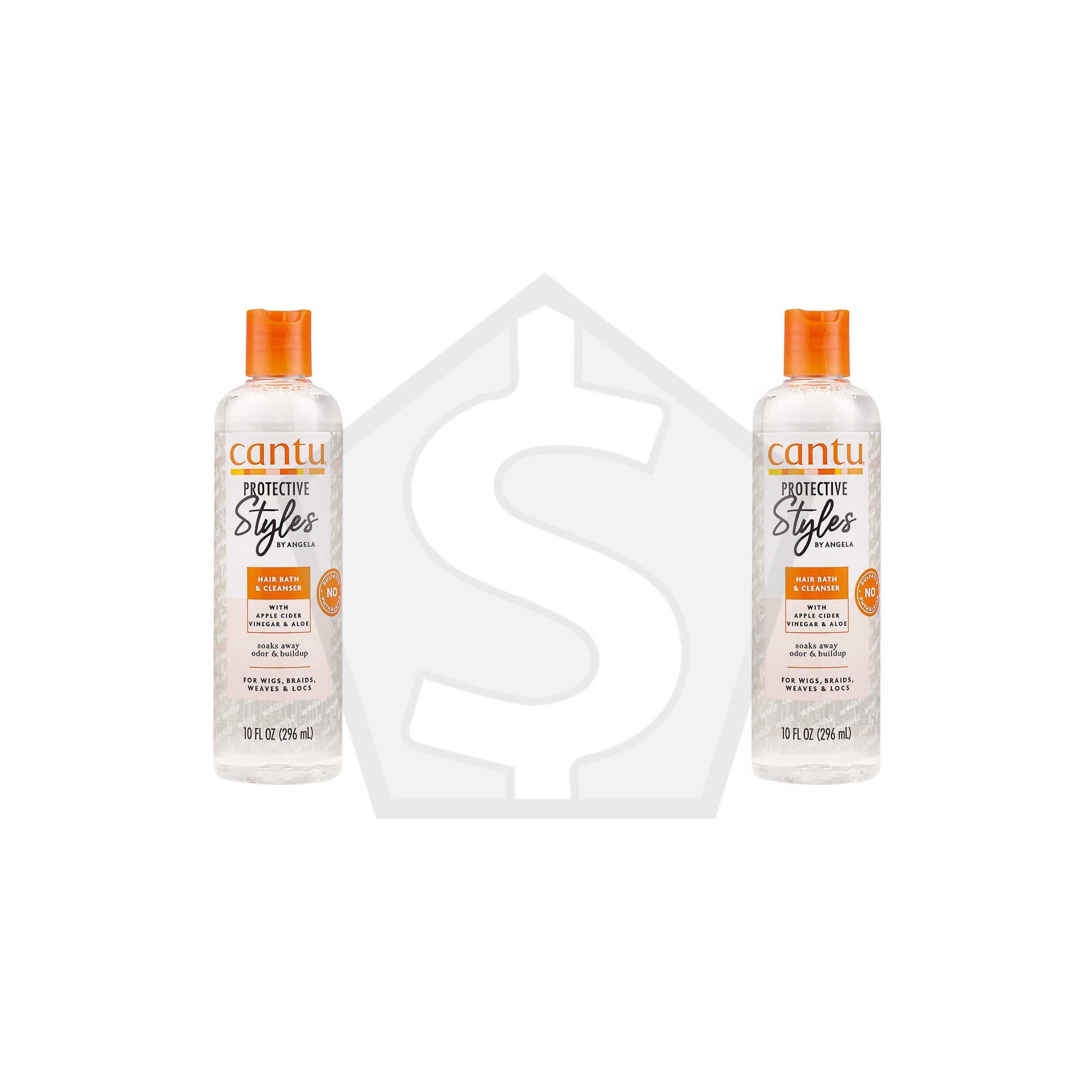 CANTU Protective Styles Hair Bath & Cleanser (10oz) - Pack of 2