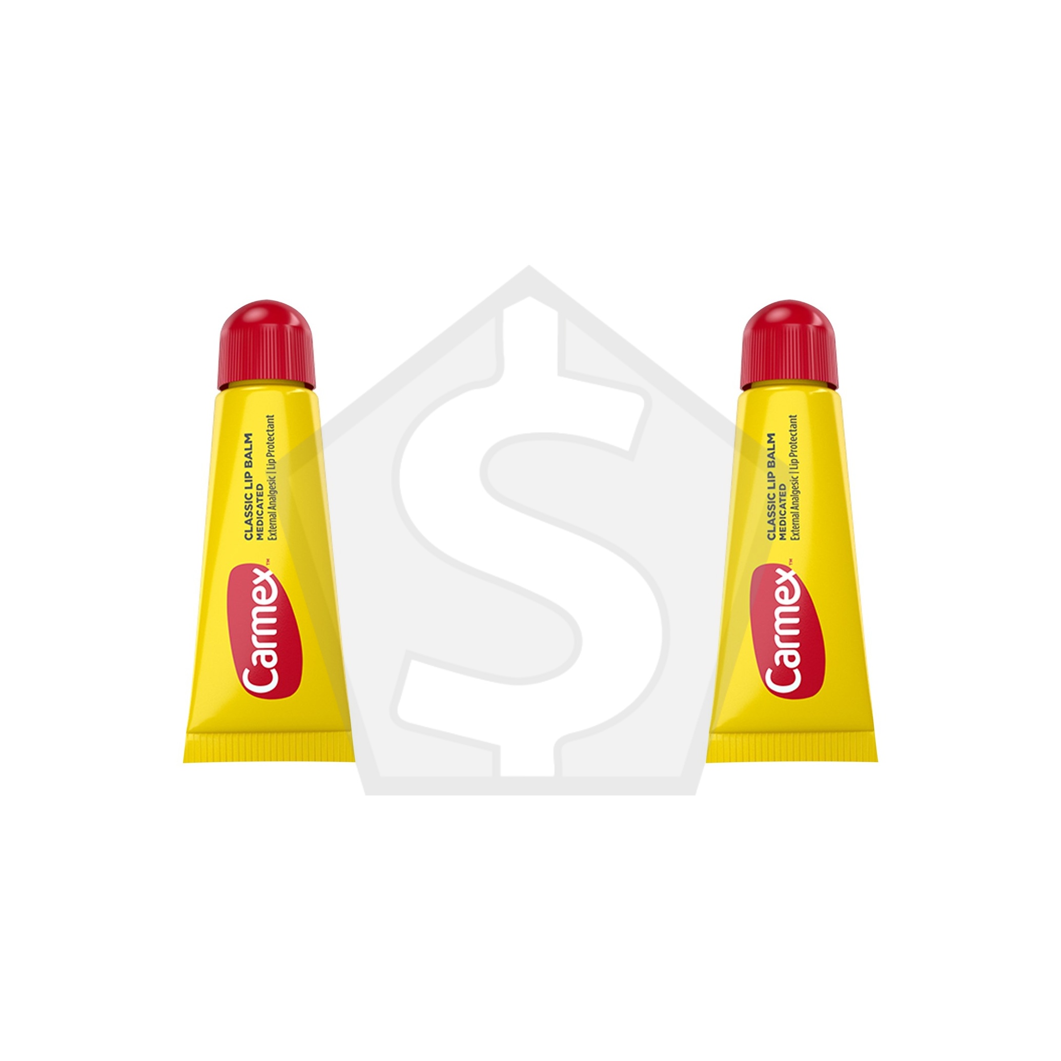 CARMEX Classic Lip Balm Tube (0.35oz) - Pack of 2