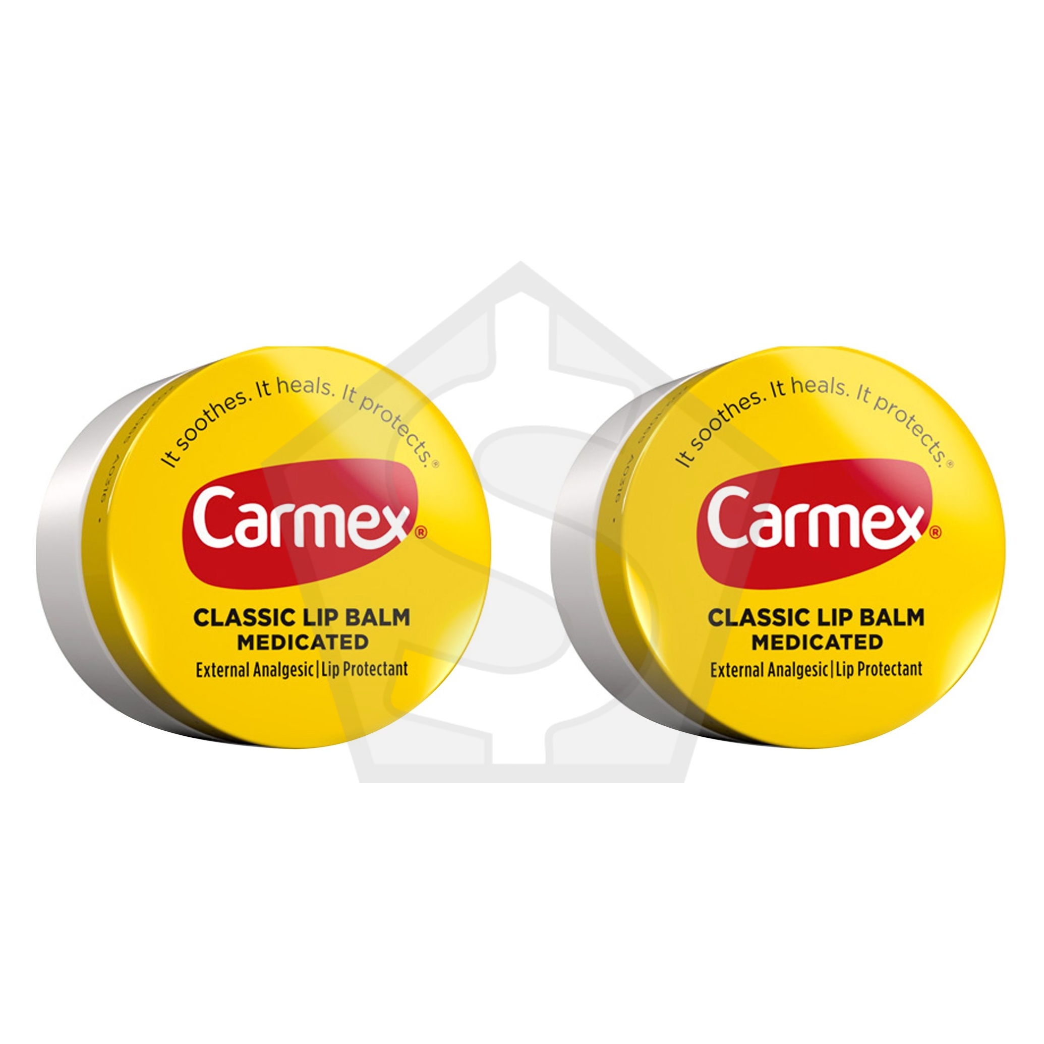 CARMEX Classic Lip Balm Jar [Blister] (0.25oz) - Pack of 2