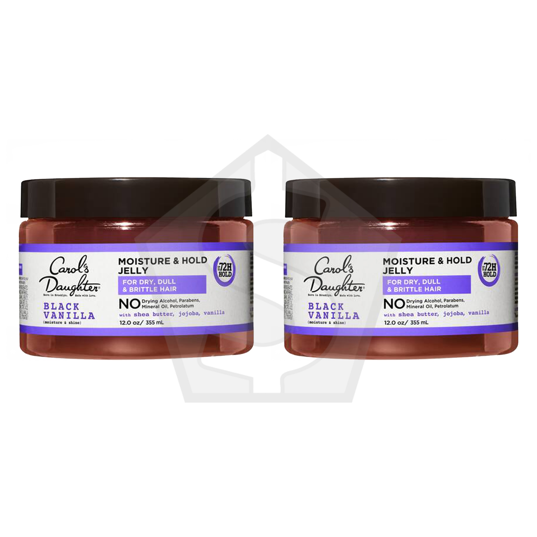CAROL'S DAUGHTER Black Vanilla Moisture & Hold Gelly (12oz) - Pack of 2