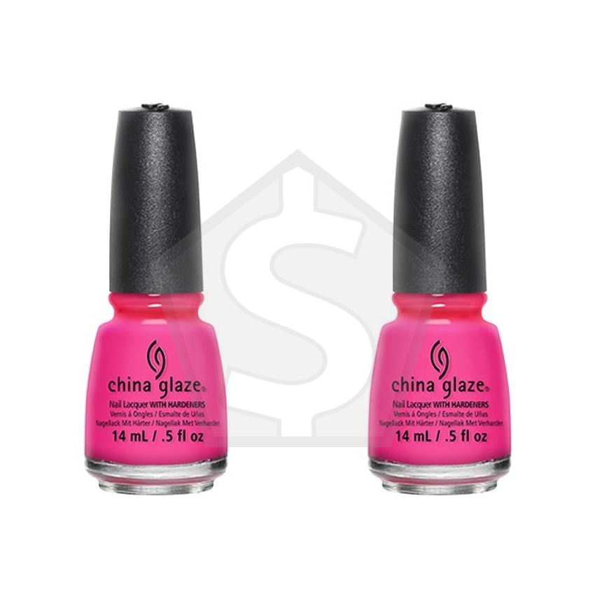 CHINA GLAZE  Nail Lacquer (0.5 fl.oz/14ml) - Rose Among Thorns - Pack of 2