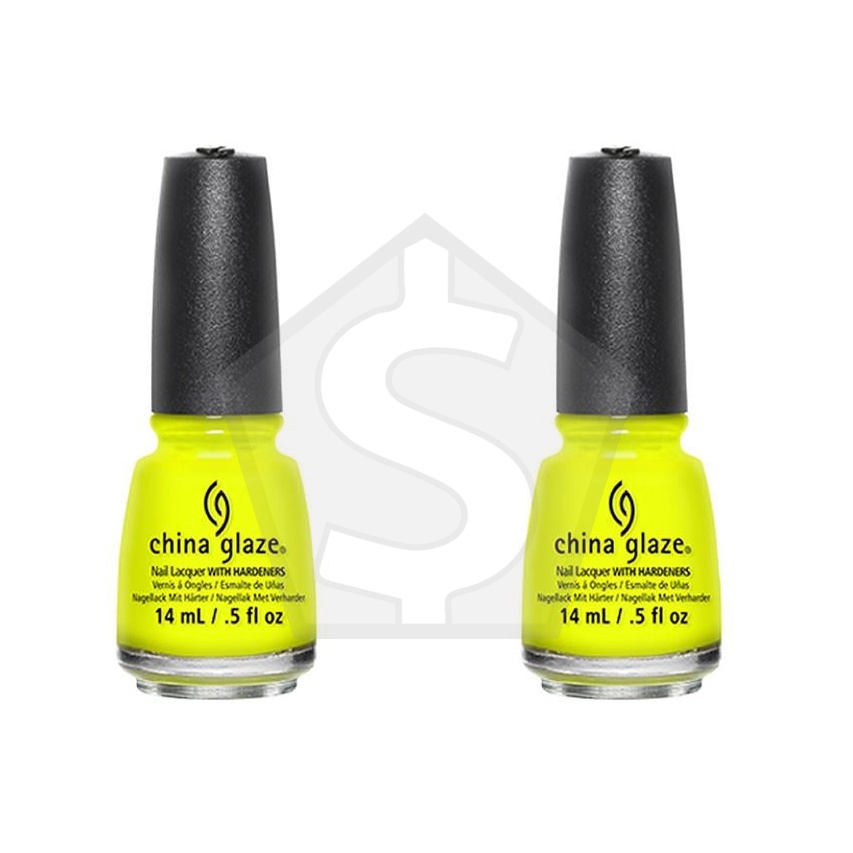 CHINA GLAZE  Nail Lacquer (0.5 fl.oz/14ml) - Celtic Sun - Pack of 2