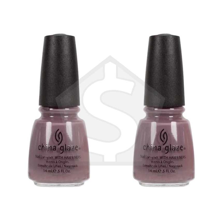 CHINA GLAZE  Nail Lacquer (0.5 fl.oz/14ml) - Below Deck - Pack of 2