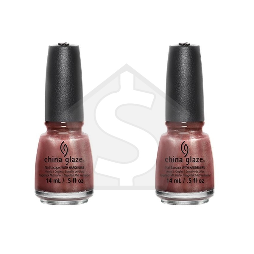 Bundle of 2 - CHINA GLAZE  Nail Lacquer (0.5 fl.oz/14ml) - Chiaroscuro 70256 (Discontinued)