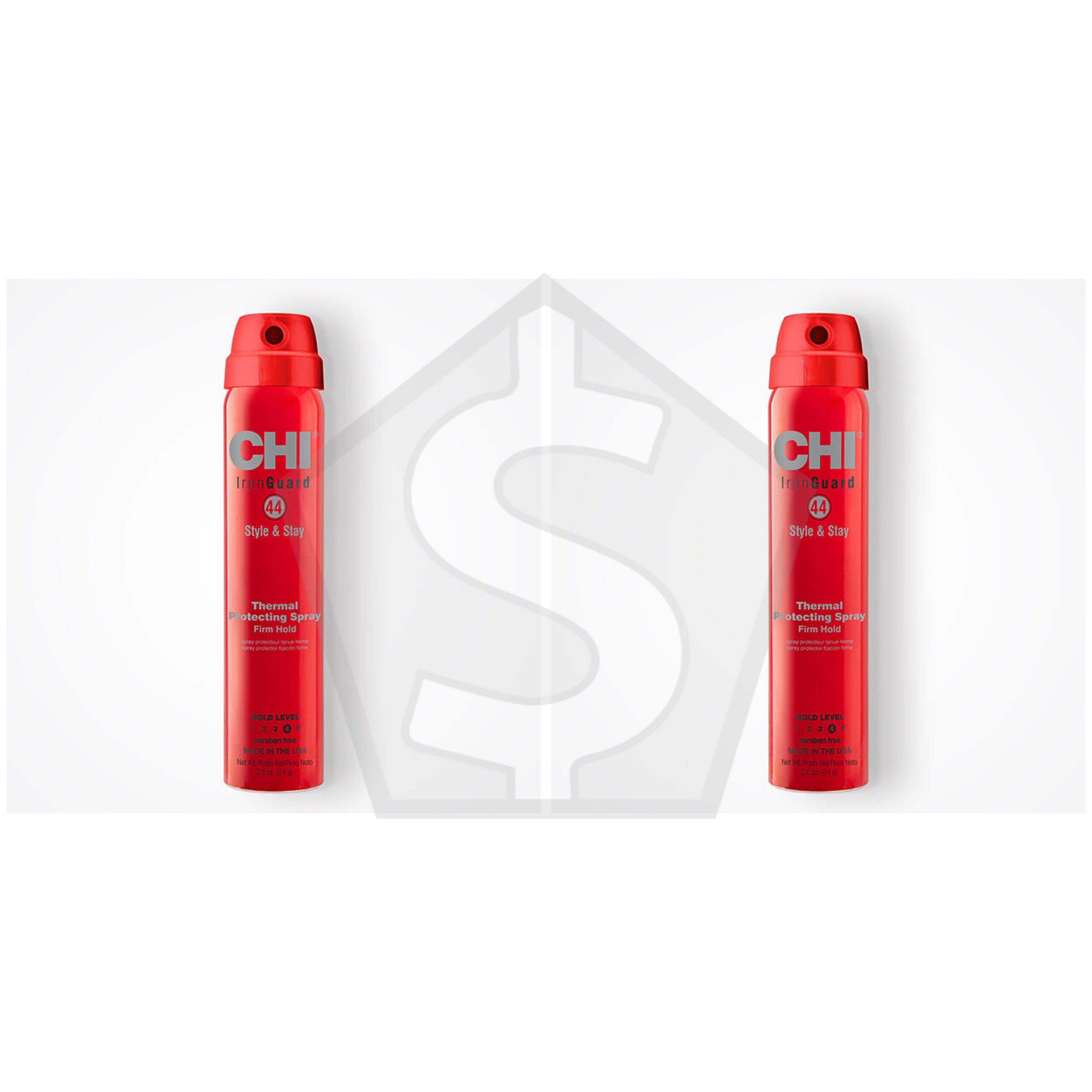 CHI 44 Iron Guard Style & Stay Thermal Protecting Spray Firm Hold - 2.6oz - Pack of 2
