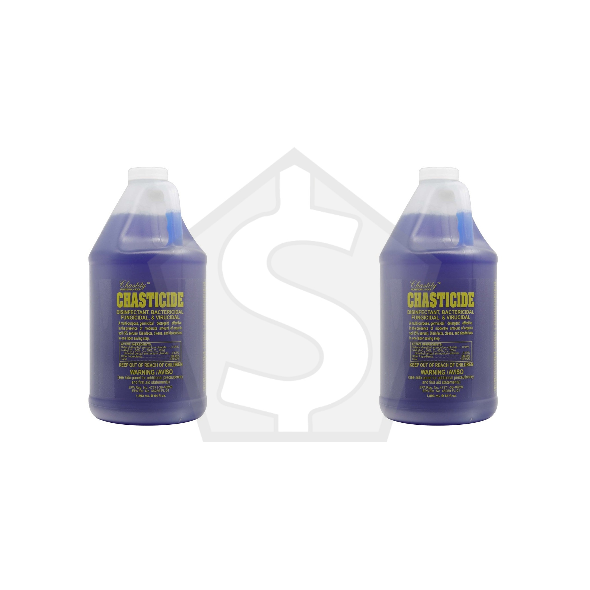 CHASTITY Chasticide Disinfectant - 64oz - Pack of 2