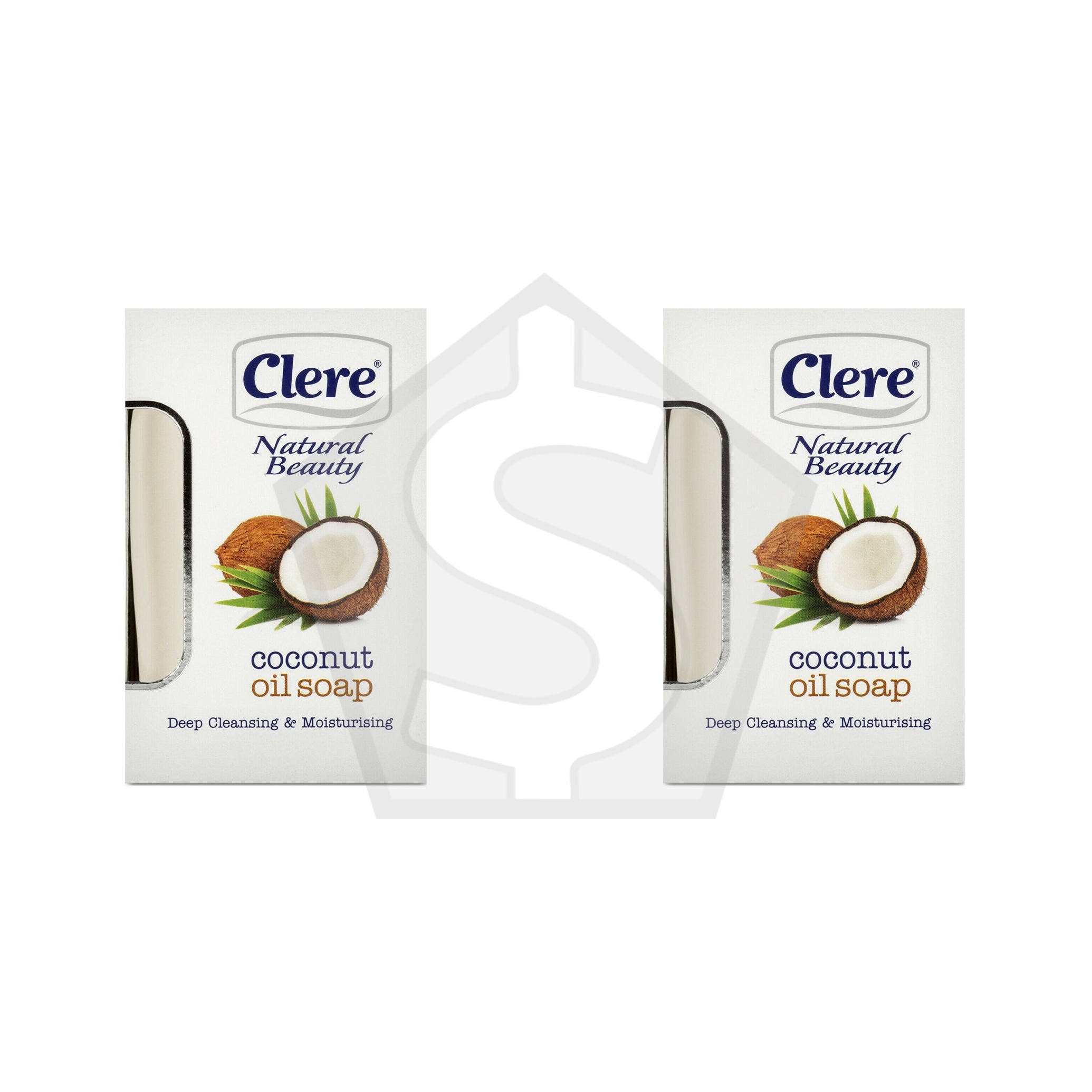 Bundle of 2 - CLERE Coconut Oil Soap (150g/5.2oz)