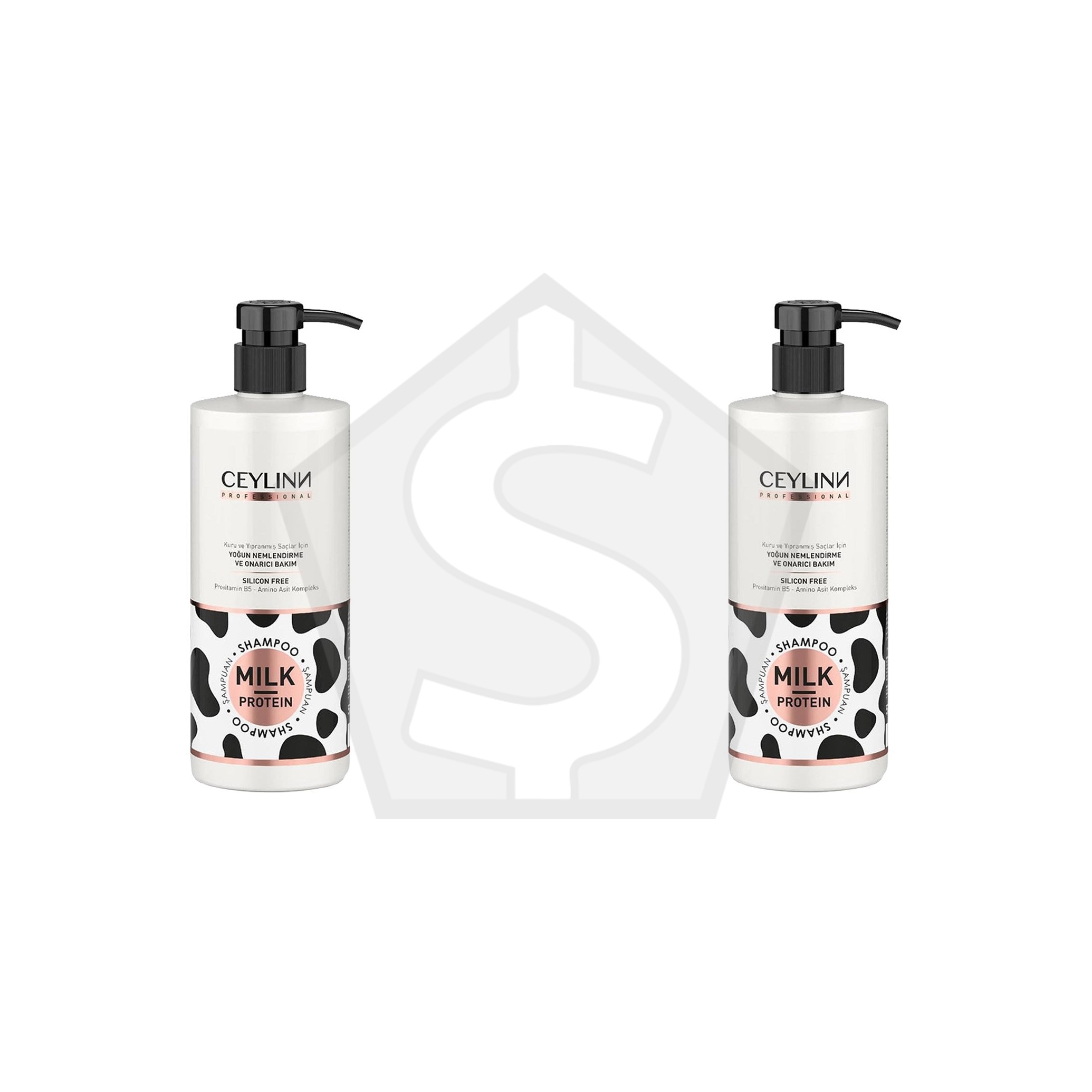 CEYLINN Milk Protein Shampoo (500ml) - Pack of 2