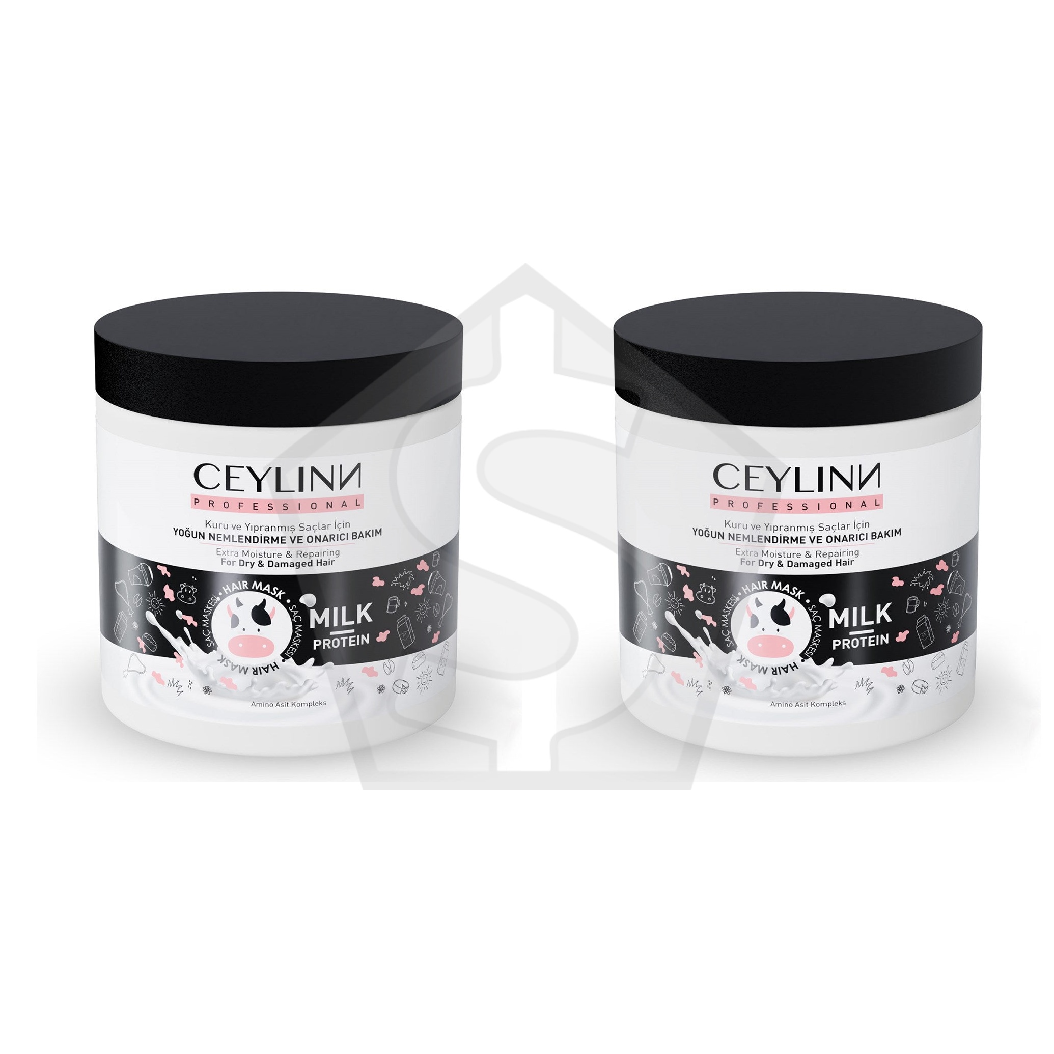 CEYLINN Milk Protein Mask (500ml) - Pack of 2