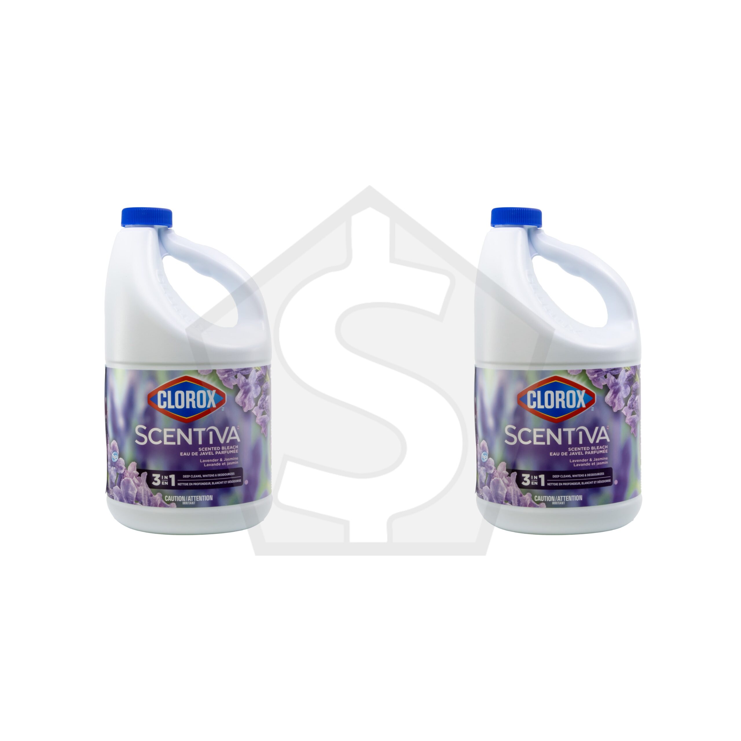 CLOROX Scentiva Scented Bleach Lavender & Jasmin (2.4L) - Pack of 2