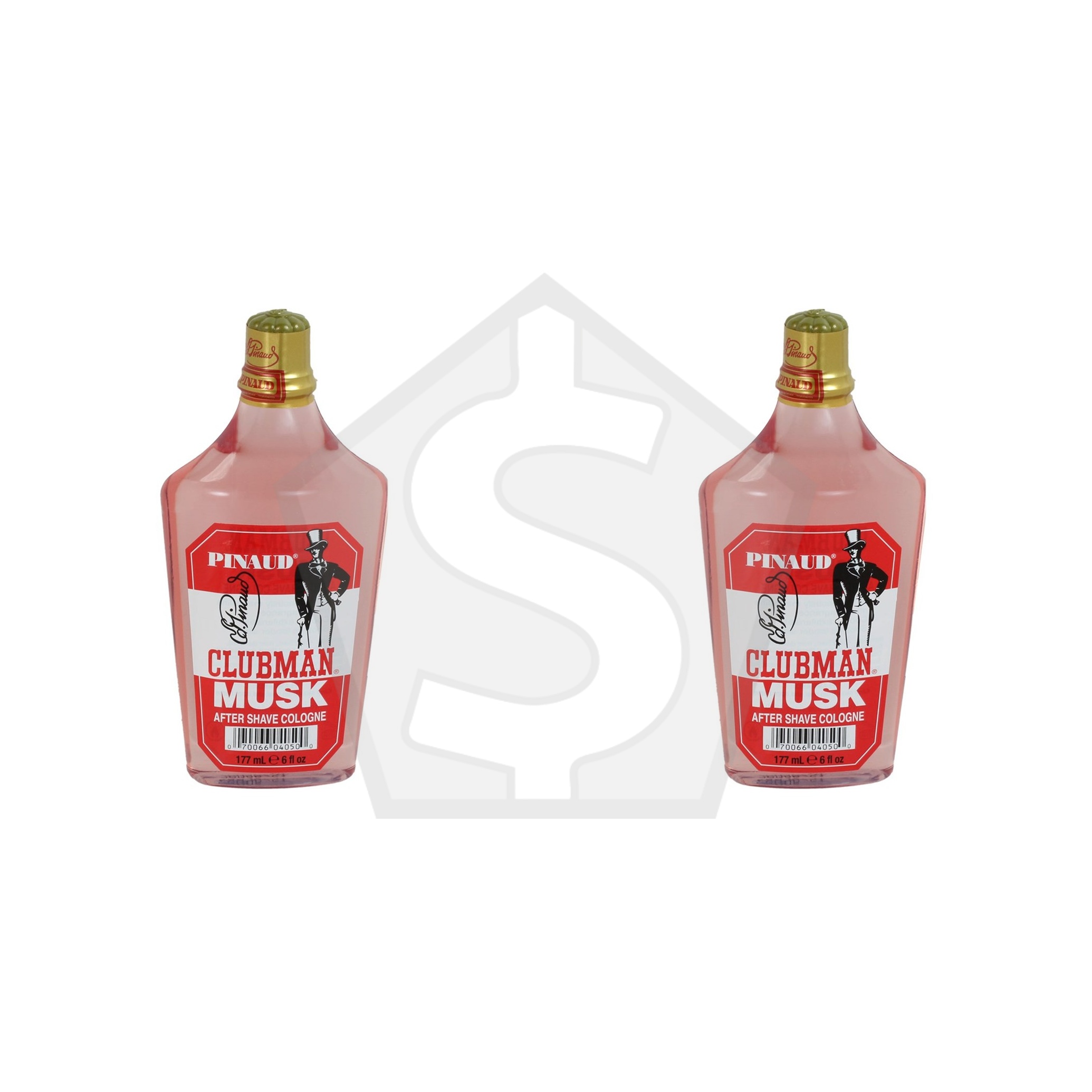 Bundle of 2 - CLUBMAN Pinaud Musk After Shave Cologne (6oz)