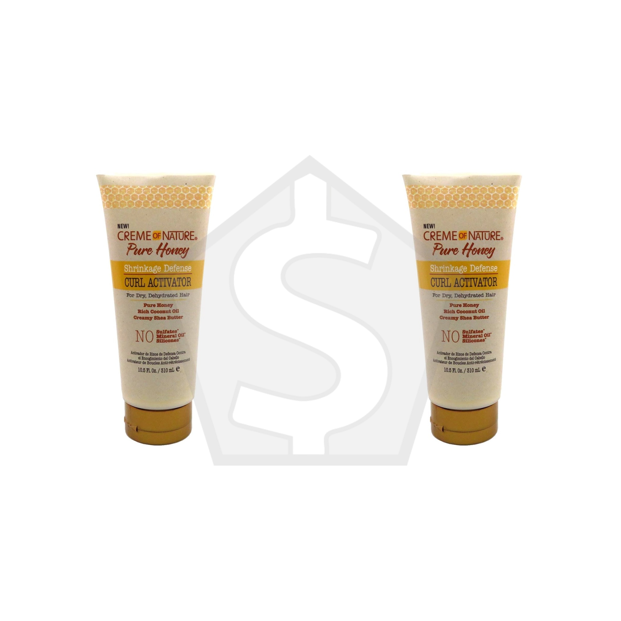 CREME OF NATURE Pure Honey Curl Activator (10.5oz) - Pack of 2