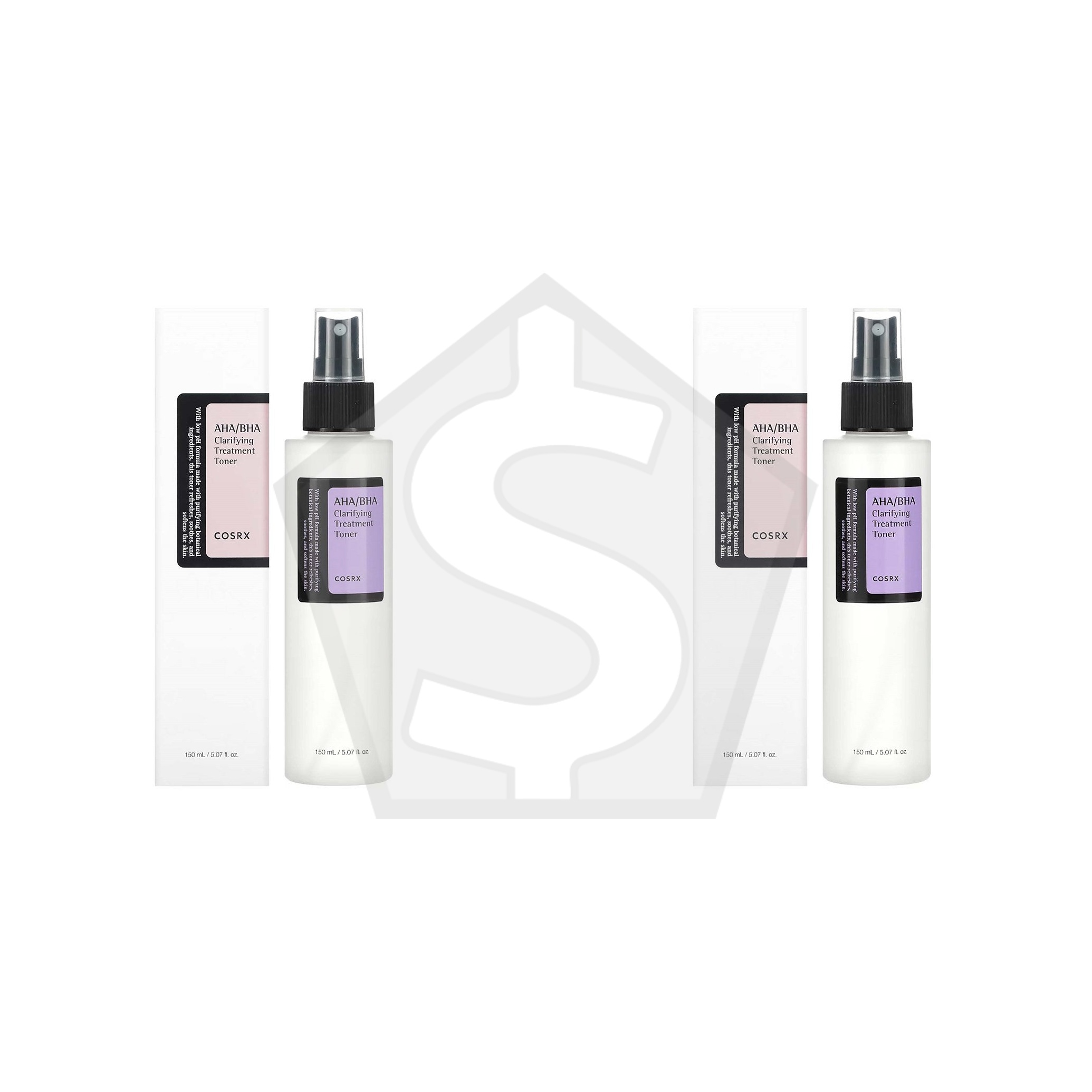 Bundle of 2 - COSRX AHA/BHA Clarifying Treatment Toner (150ml)